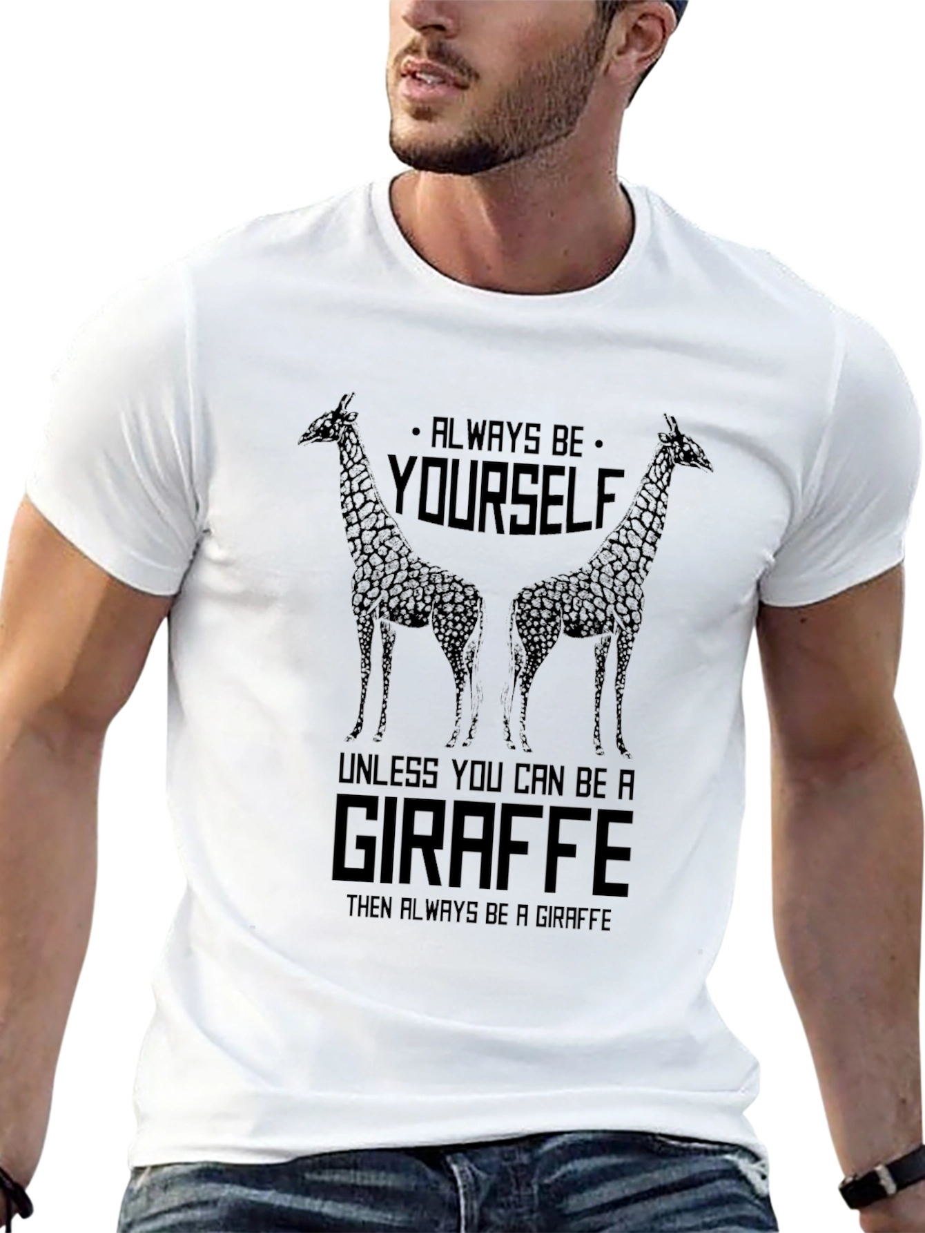 Giraffe Graphic T-Shirt - Be Yourself Apparel - 13