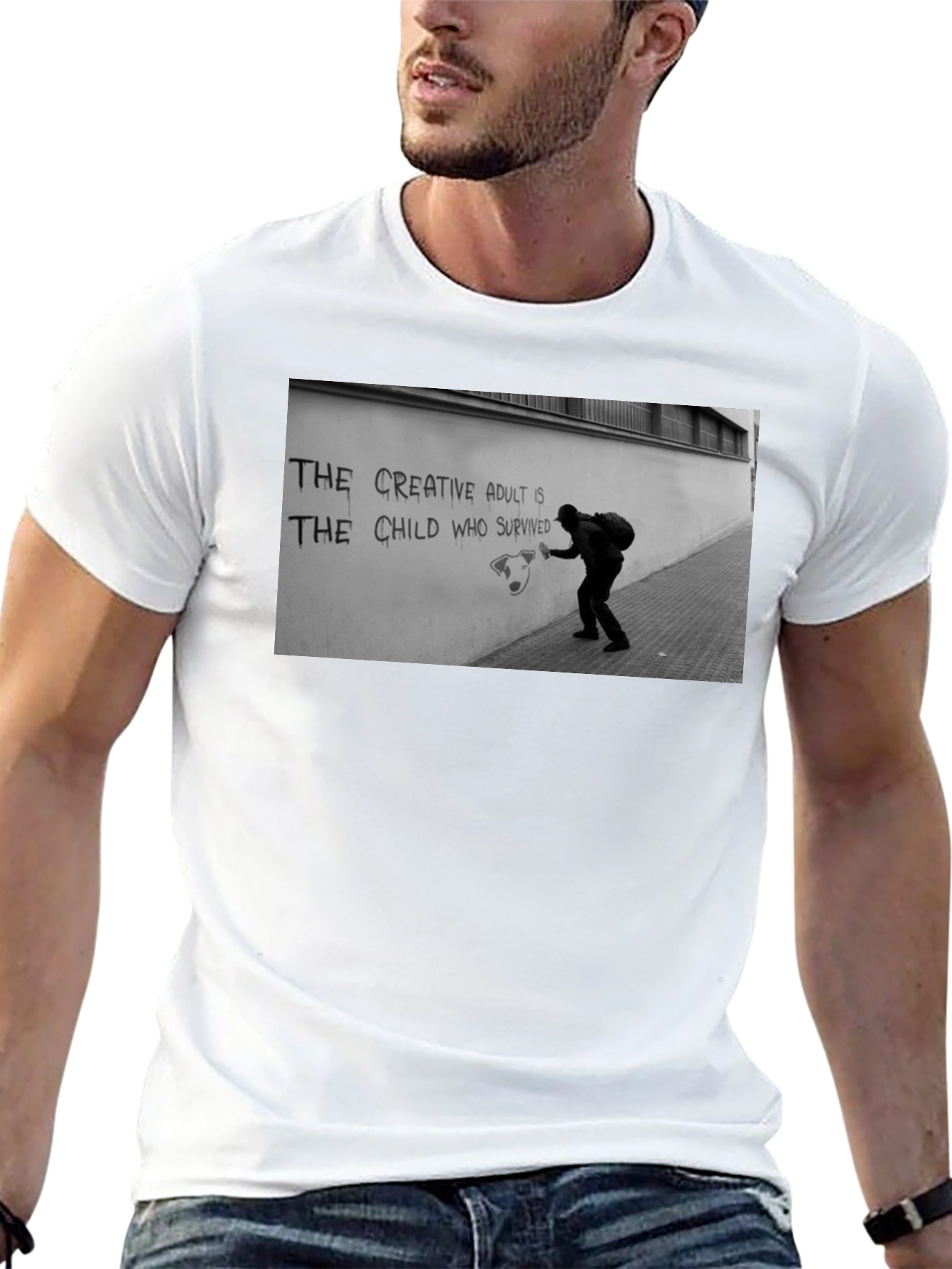 Black Creative Adult T-Shirt view 13