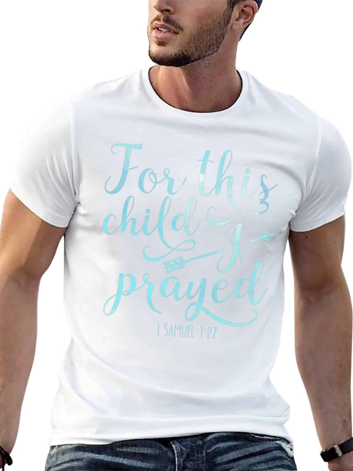 Black For This Child I Prayed T-Shirt view 13