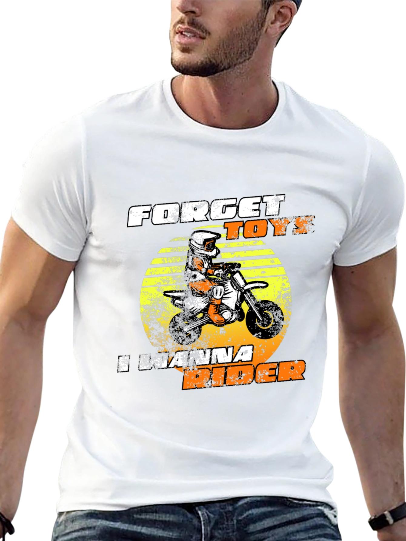 Black Forget Toys I Wanna Rider Graphic Tee view 13