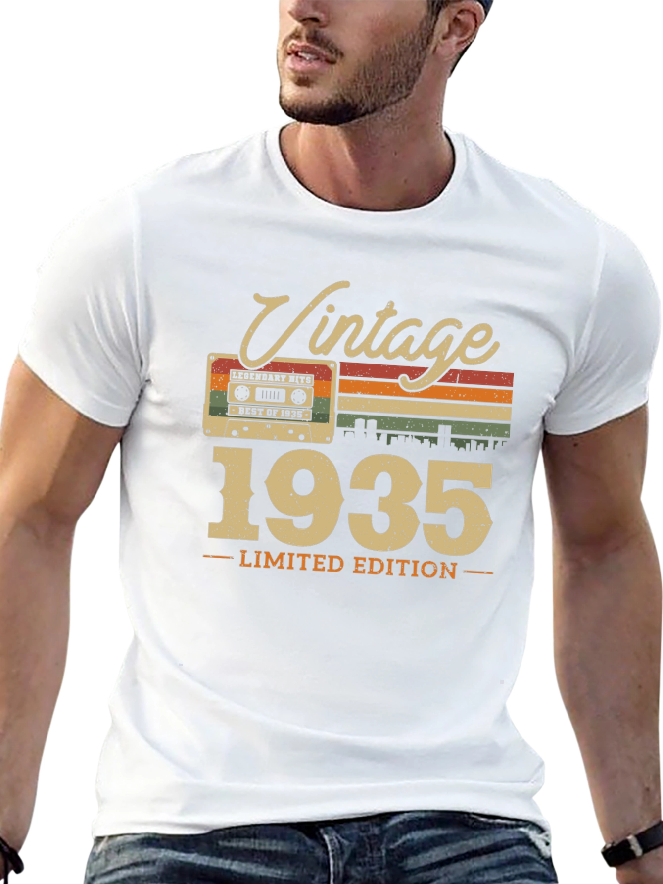Black Vintage 1935 Limited Edition T-Shirt view 13