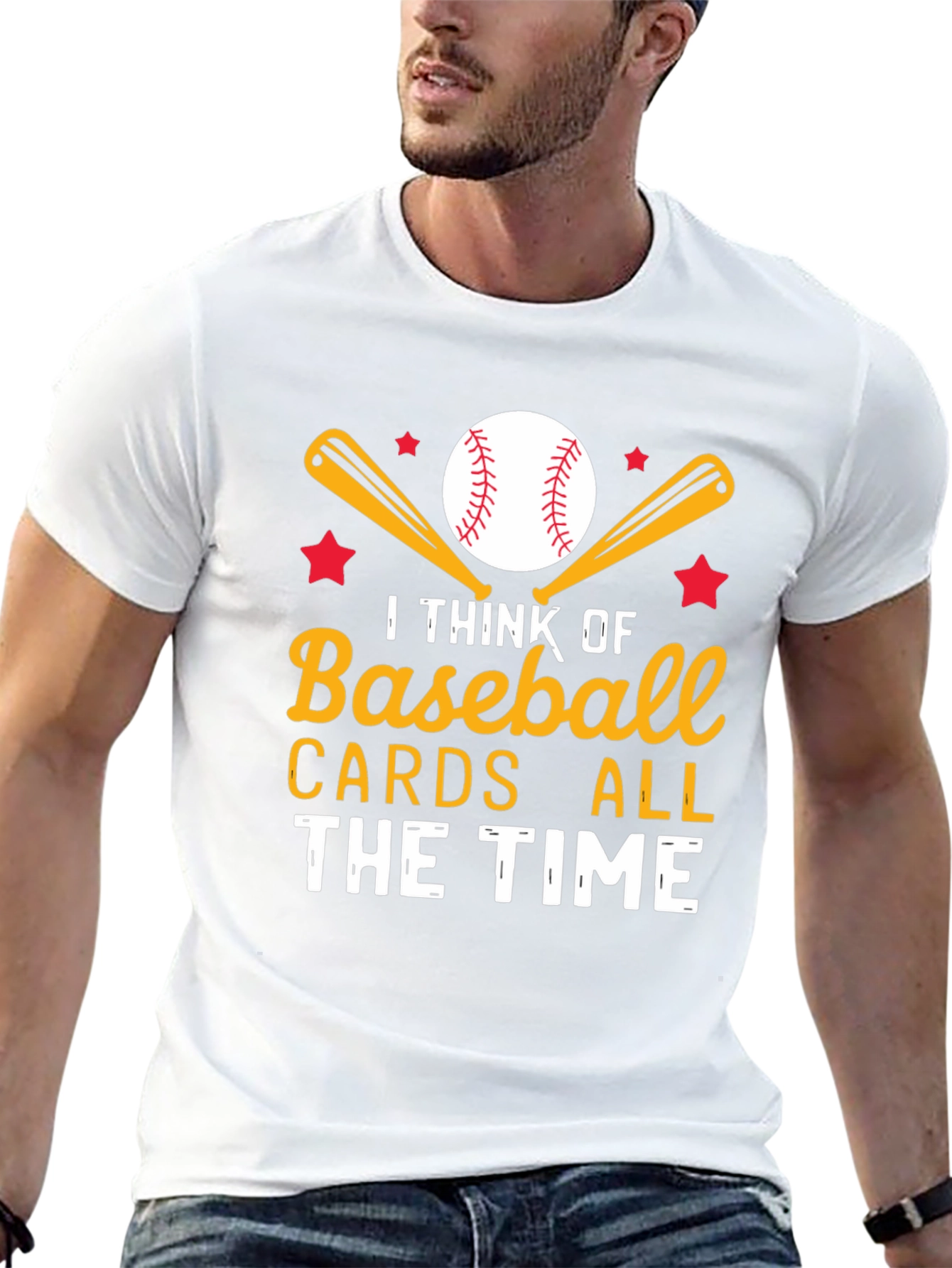 Black Baseball Cards All The Time T-Shirt view 13