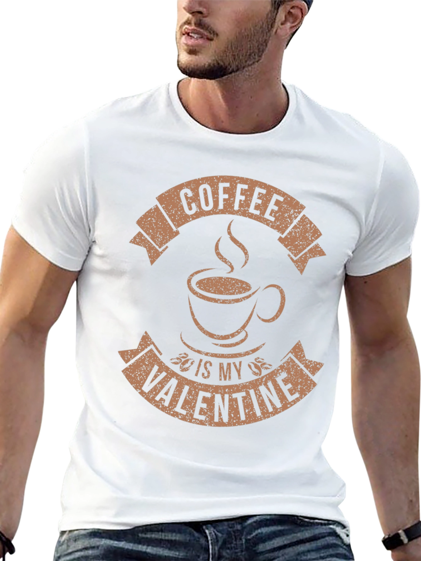 Black Coffee Is My Valentine Graphic Tee view 13
