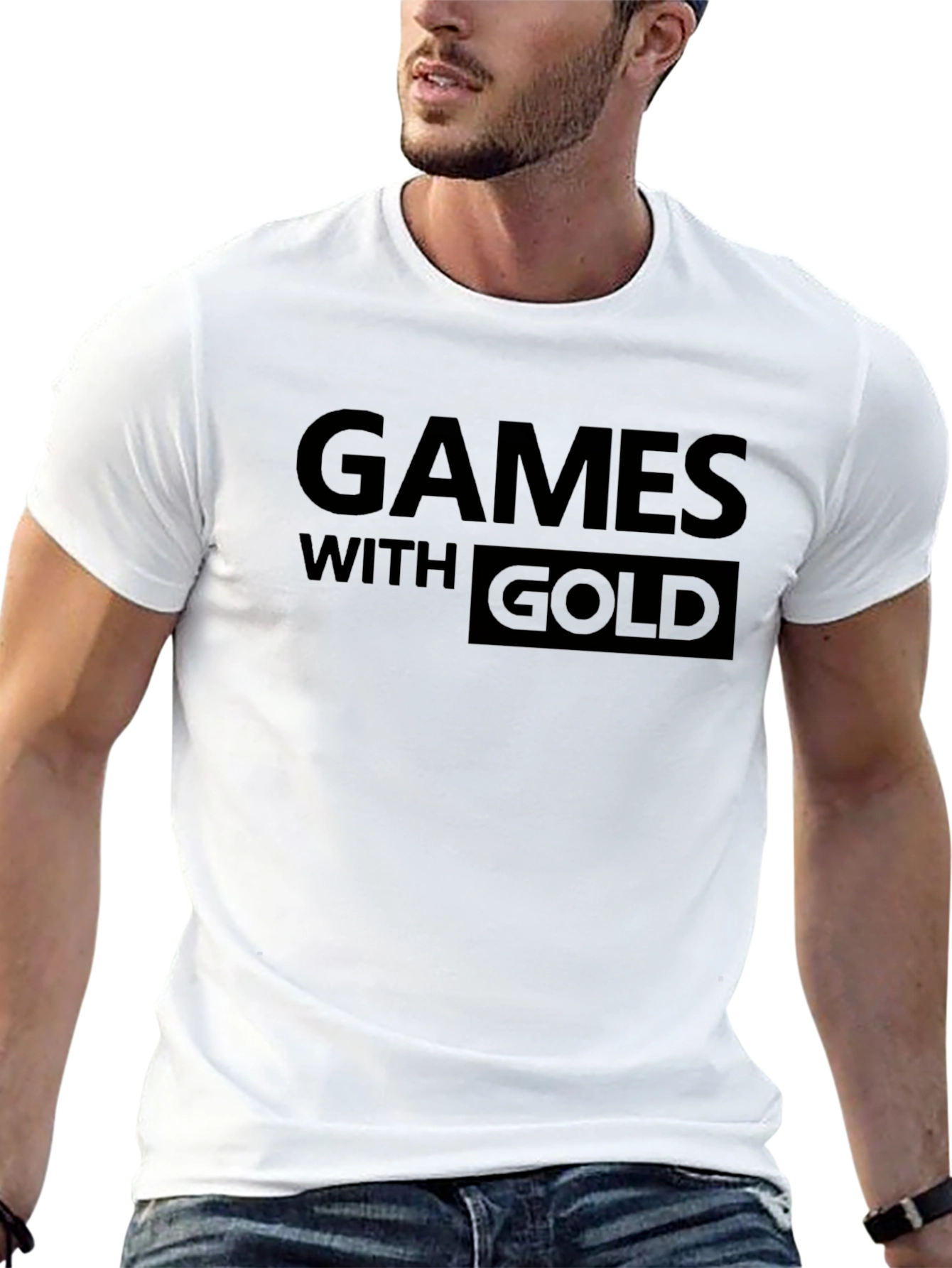 Black Games With Gold Black Graphic Tee view 13