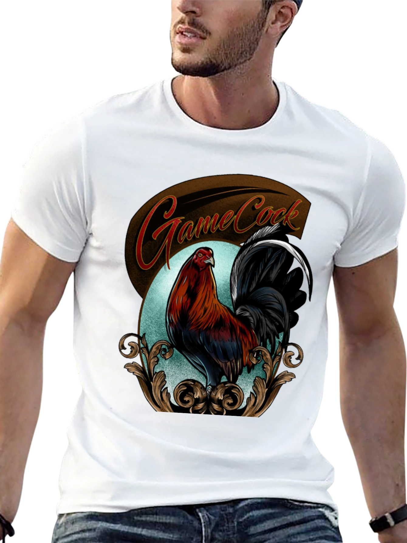 Black Gamecock Graphic T-Shirt view 13
