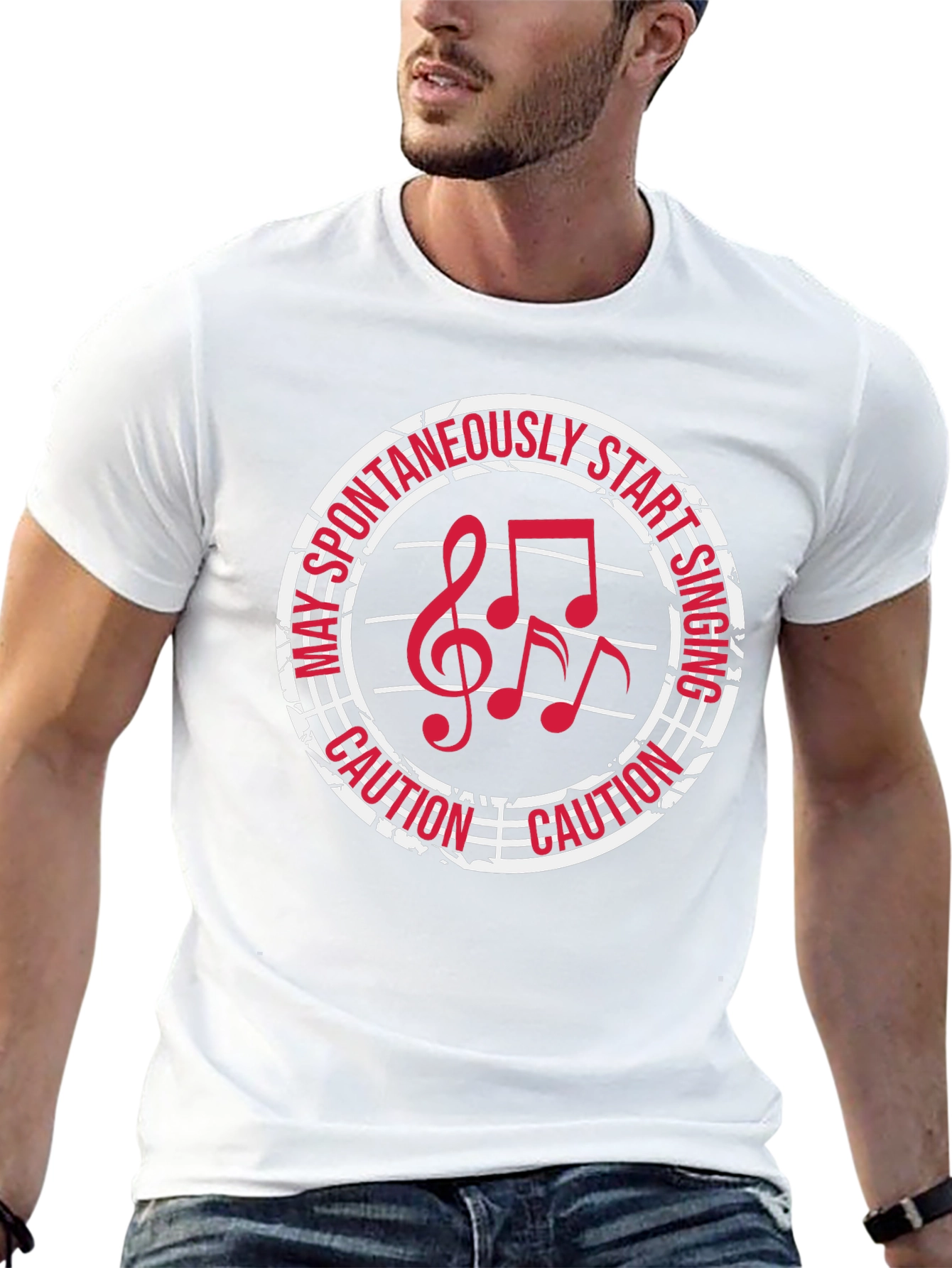 Black Music Starts Spontaneously T-Shirt view 13