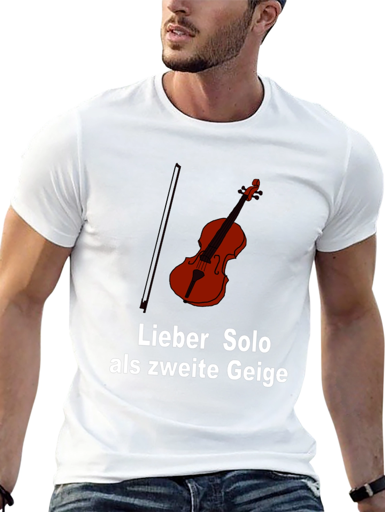 Black Solo Violinist T-Shirt - Lieber Solo als zweite Geige view 13