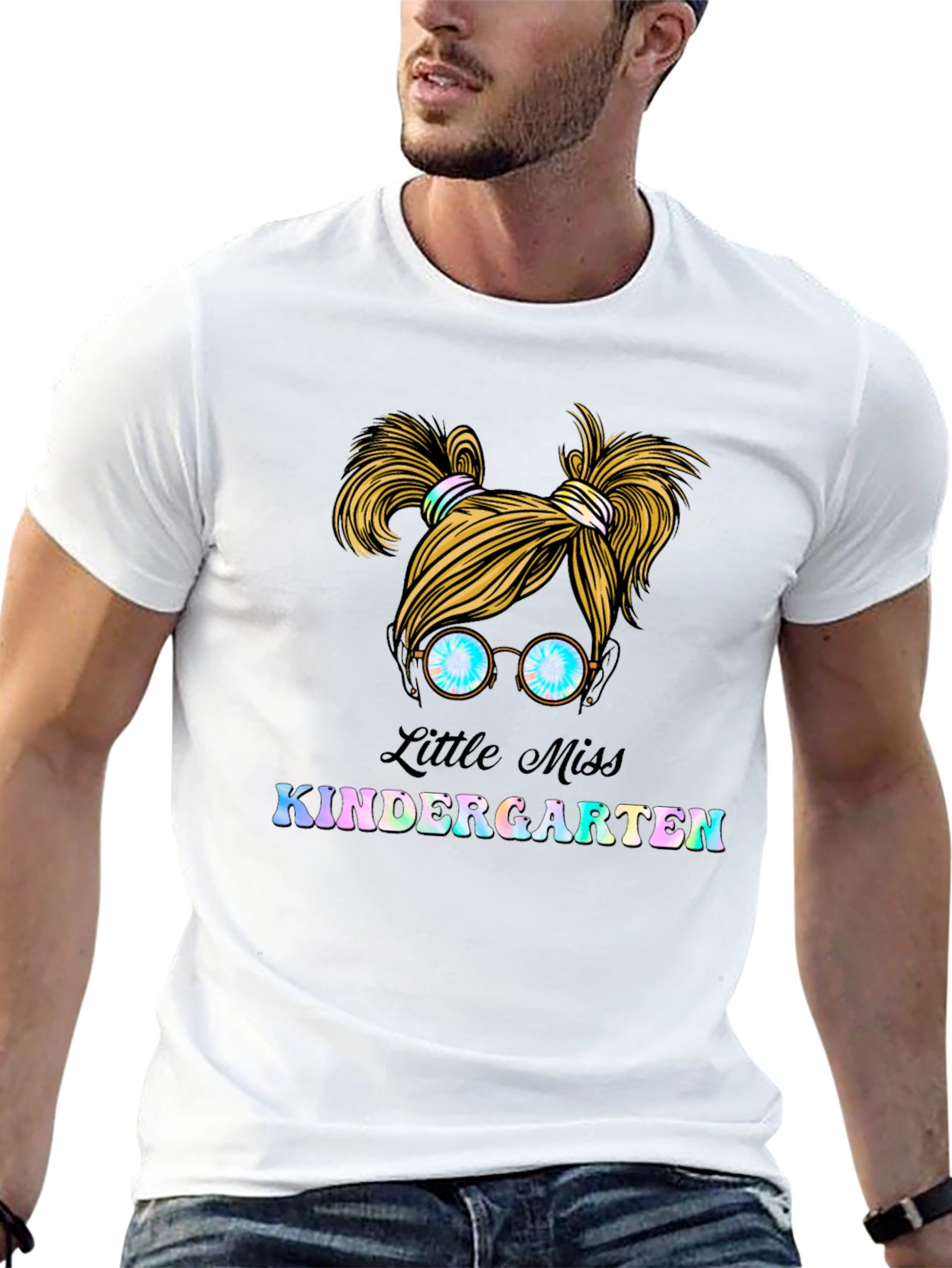 Black Little Miss Kindergarten T-Shirt view 13