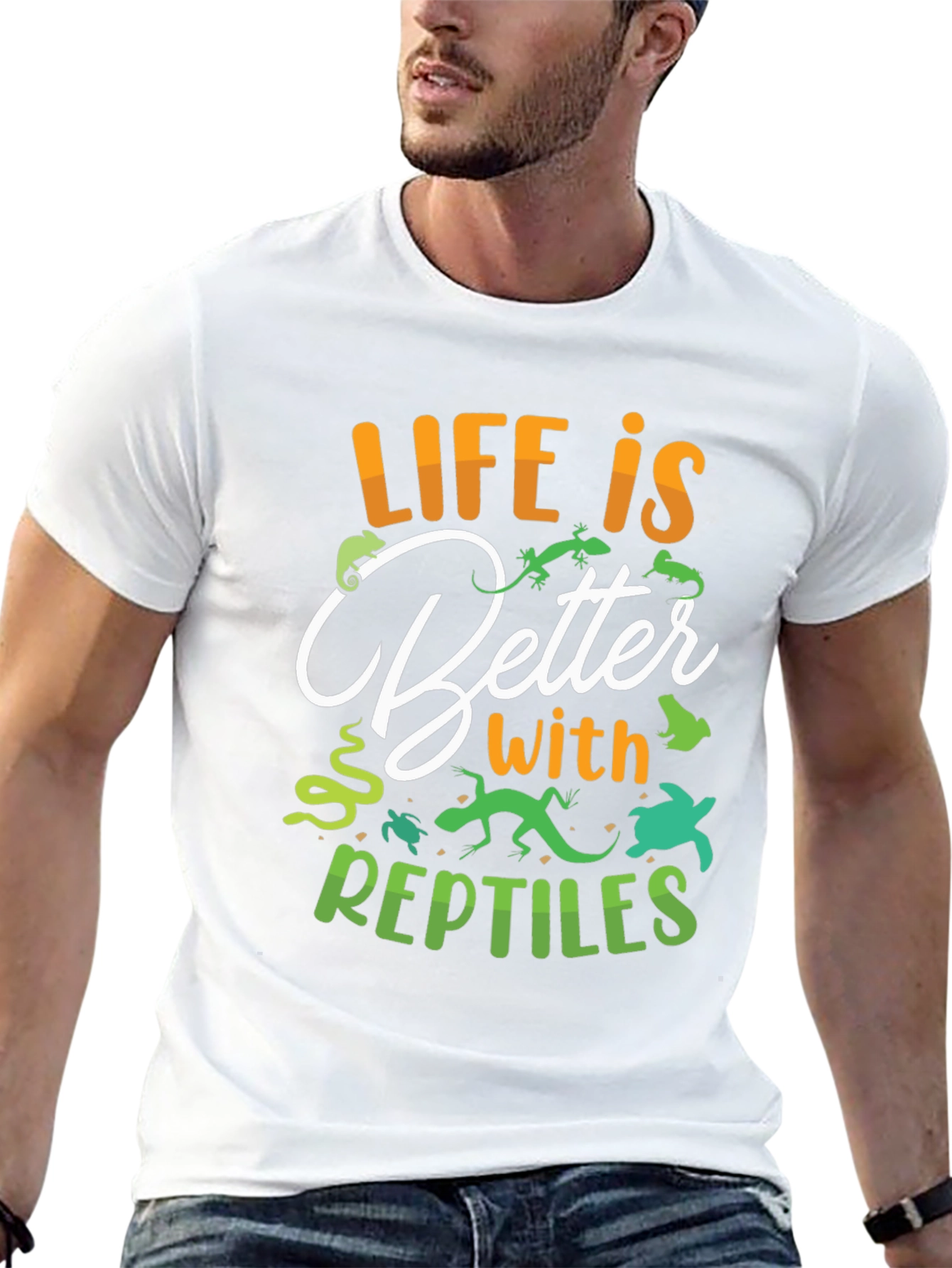 Reptile Lover T-Shirt - Life is Better - 13