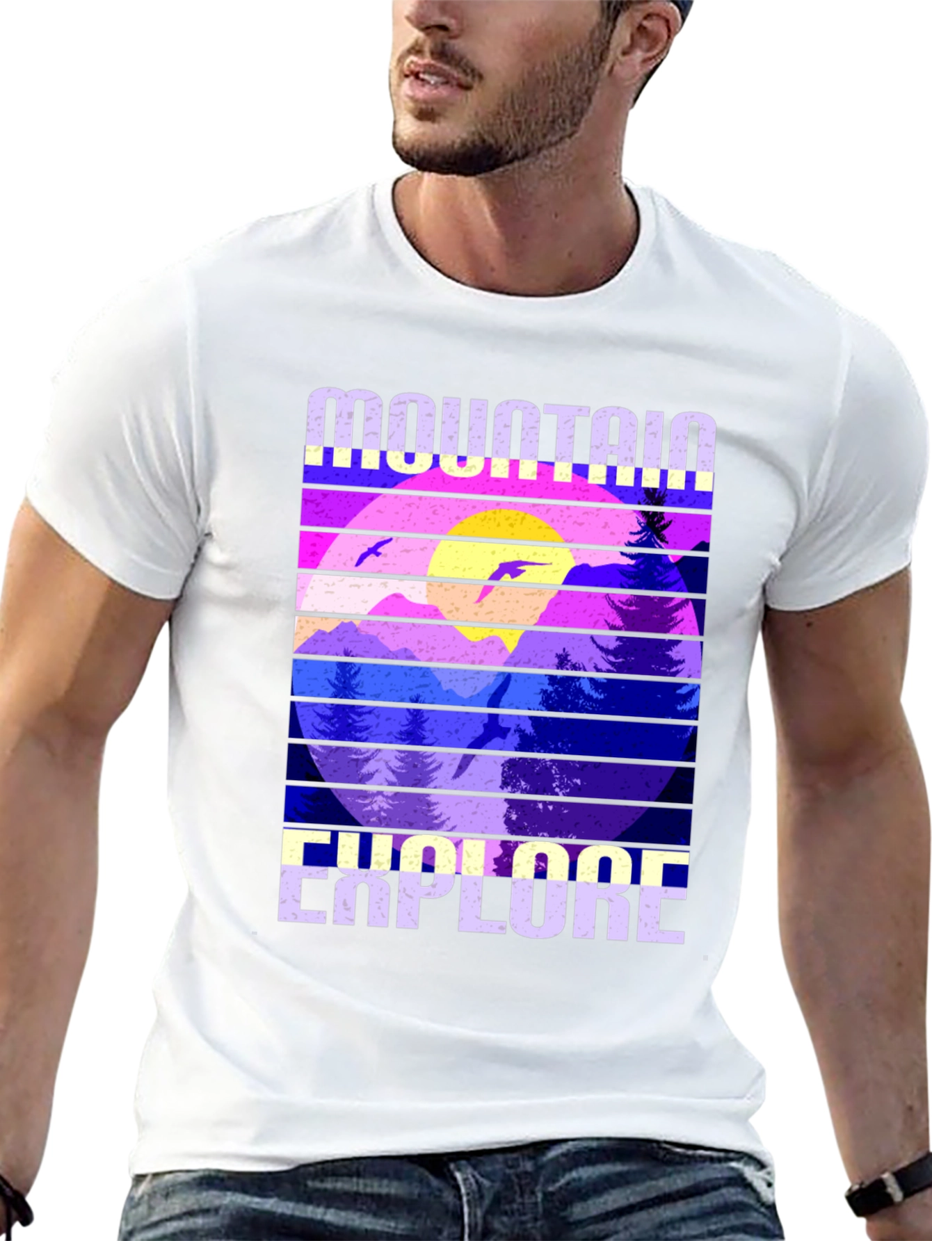 Black Mountain Explore Graphic Tee - Black view 13