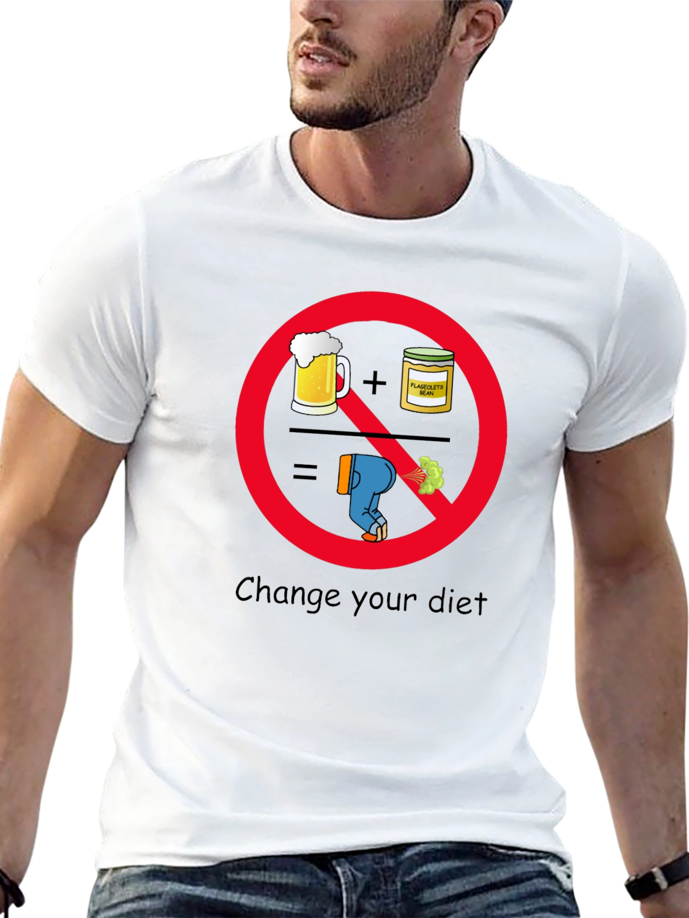 Black Funny Diet Humor Graphic T-Shirt view 13