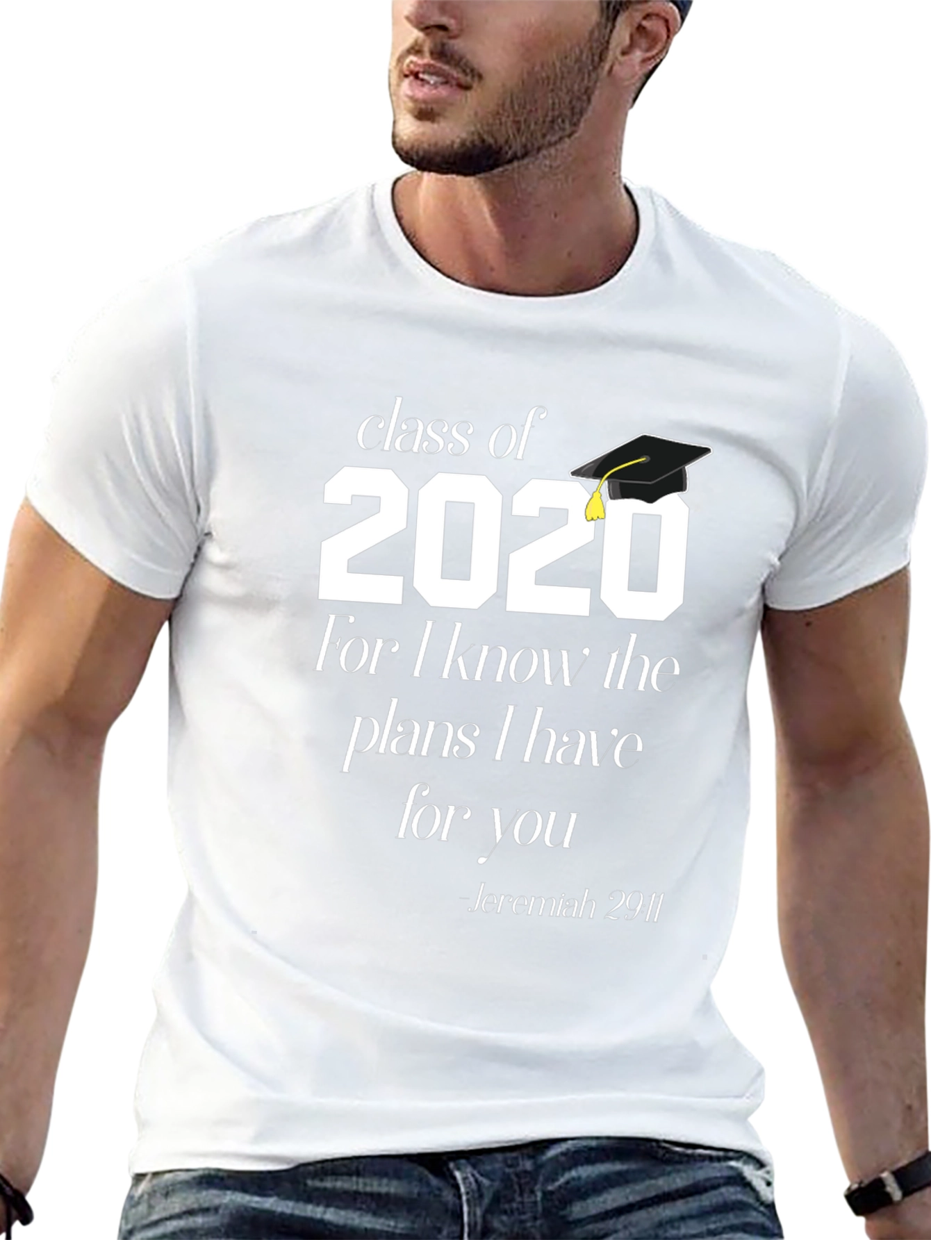 Class of 2020 Graduation T-Shirt Jeremiah 29:11 - 13
