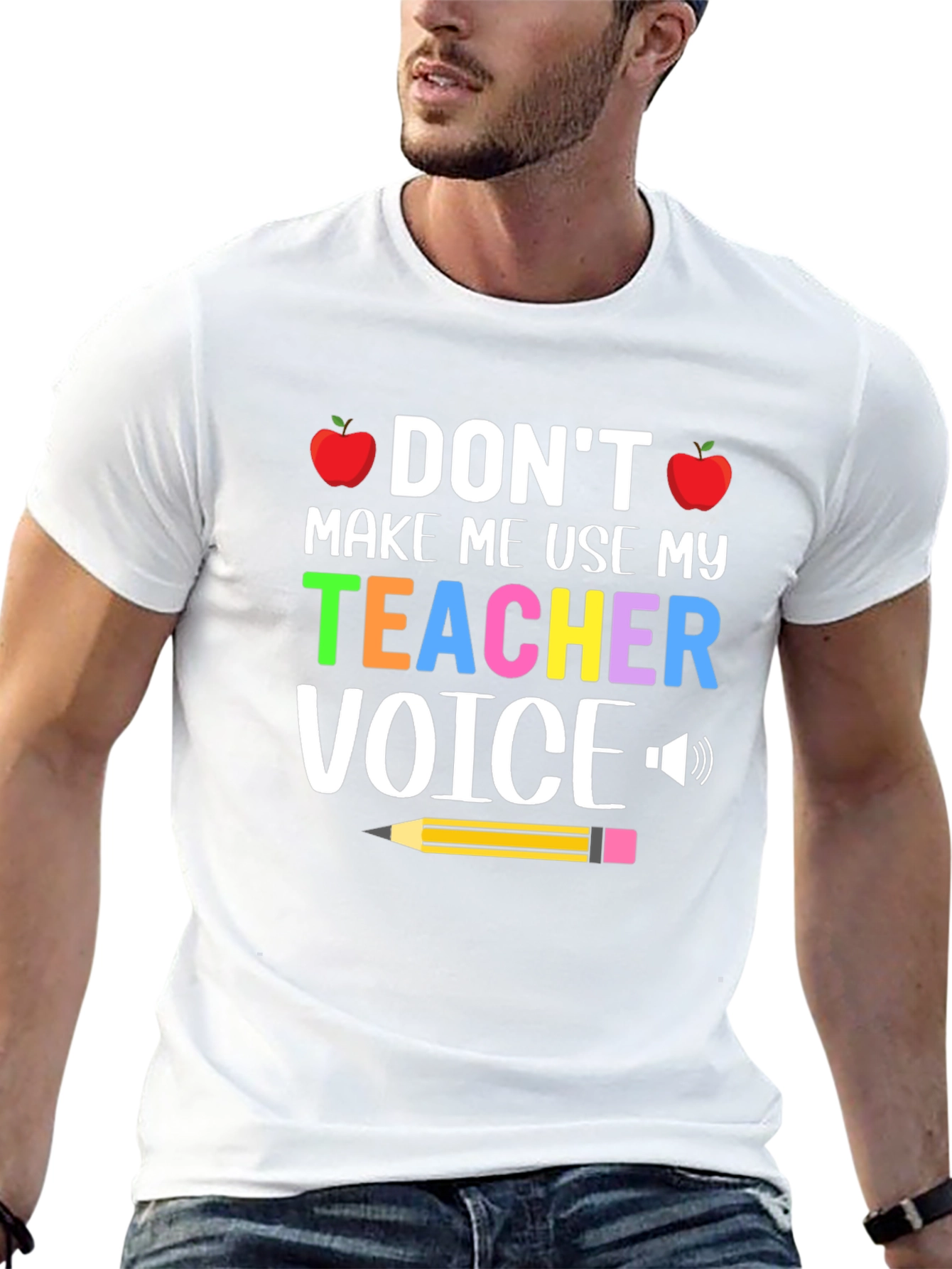 Black Teacher Voice T-Shirt view 13
