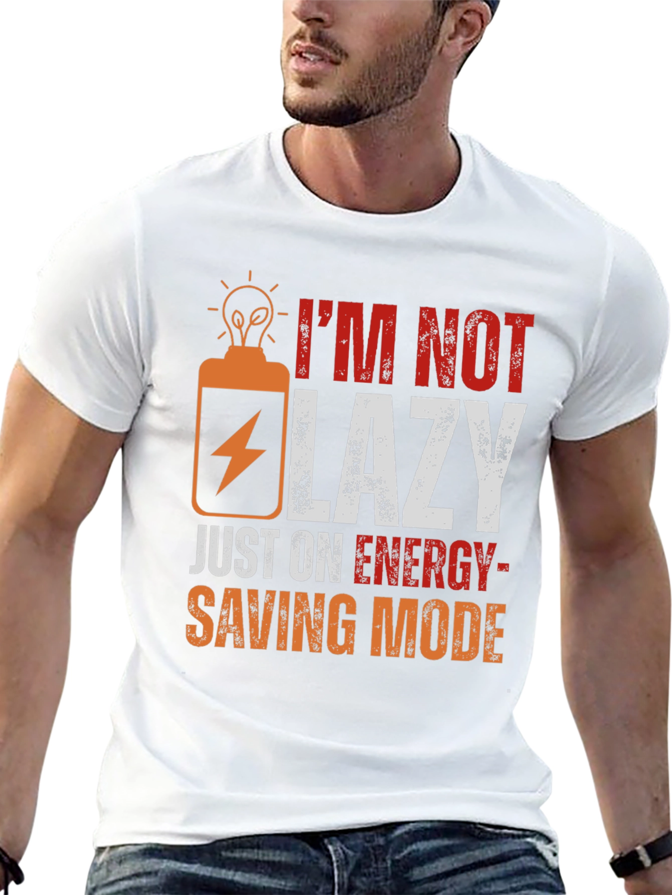 Funny Energy Saving Mode T-Shirt - 13