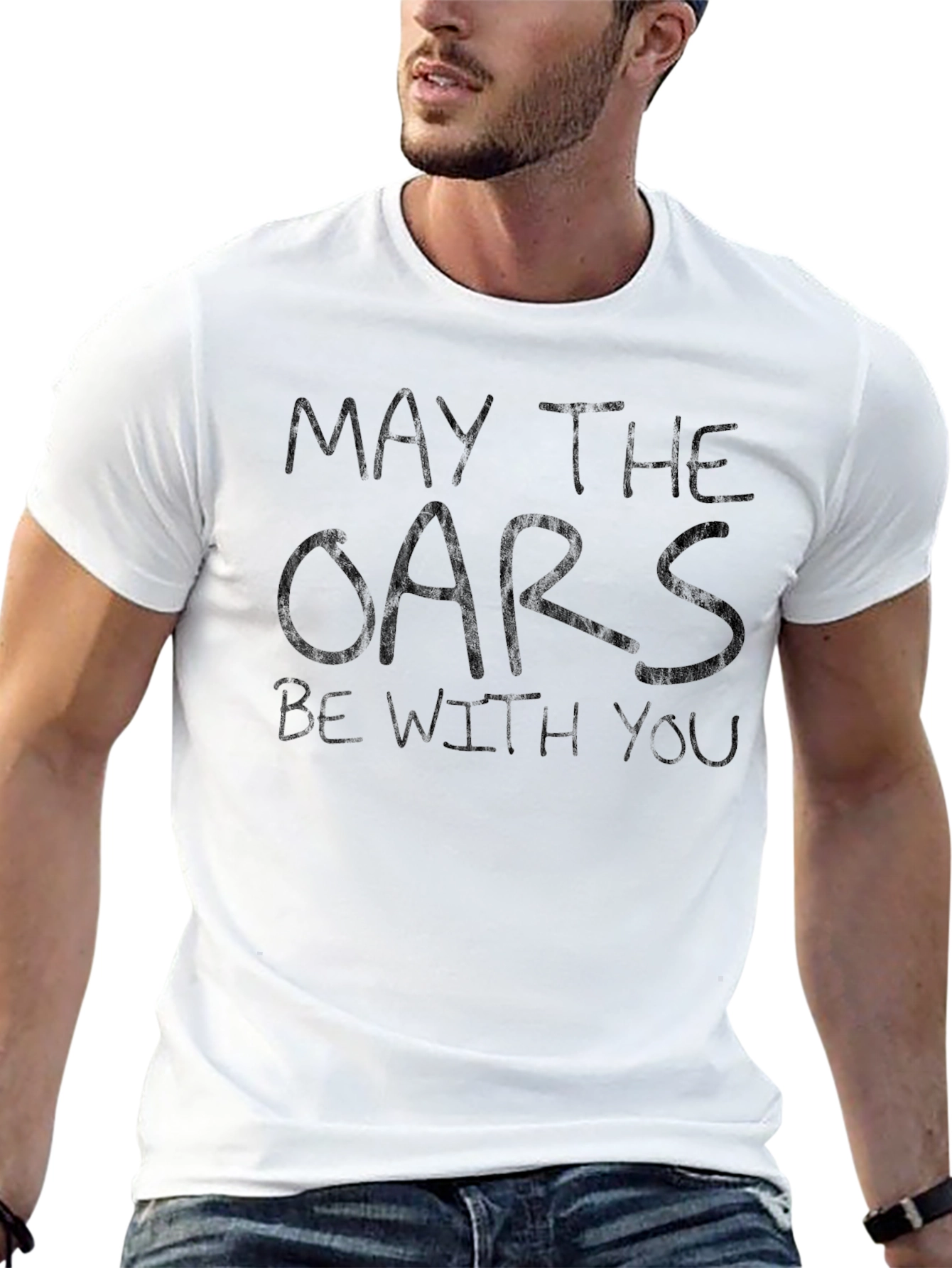 Black May The Oars Be With You T-Shirt view 13