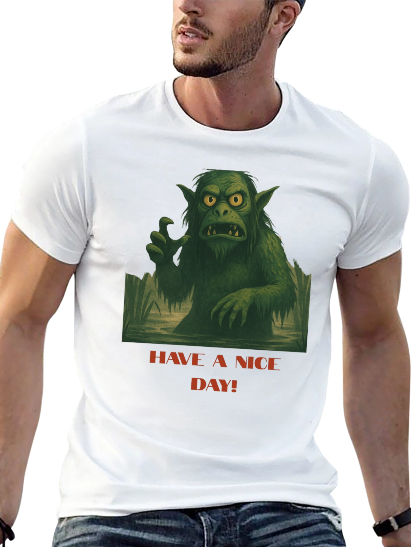 Black Swamp Monster Tee - Have A Nice Day! view 13