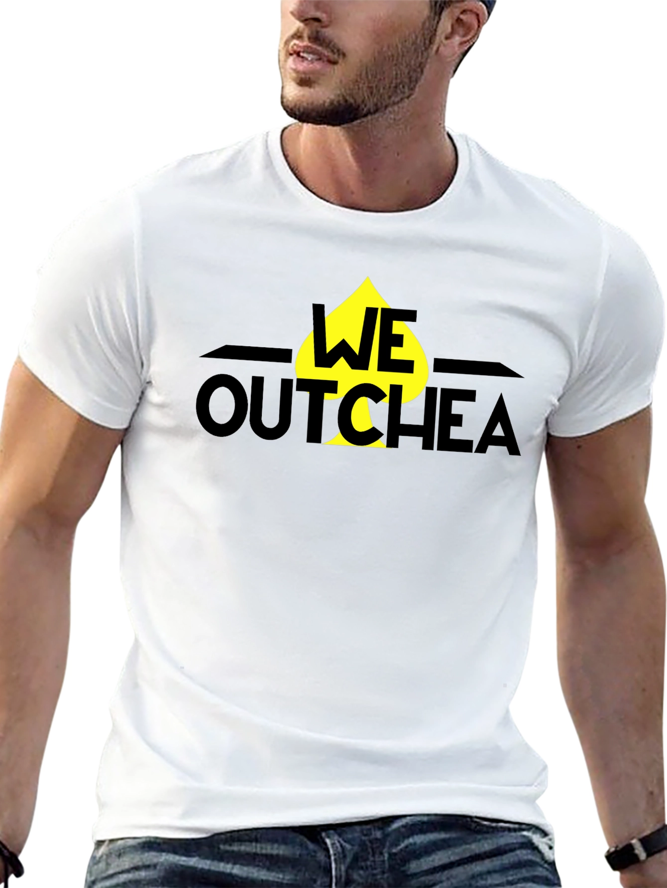 Black We Outchea Spade T-Shirt - Bold Graphic Tee view 13