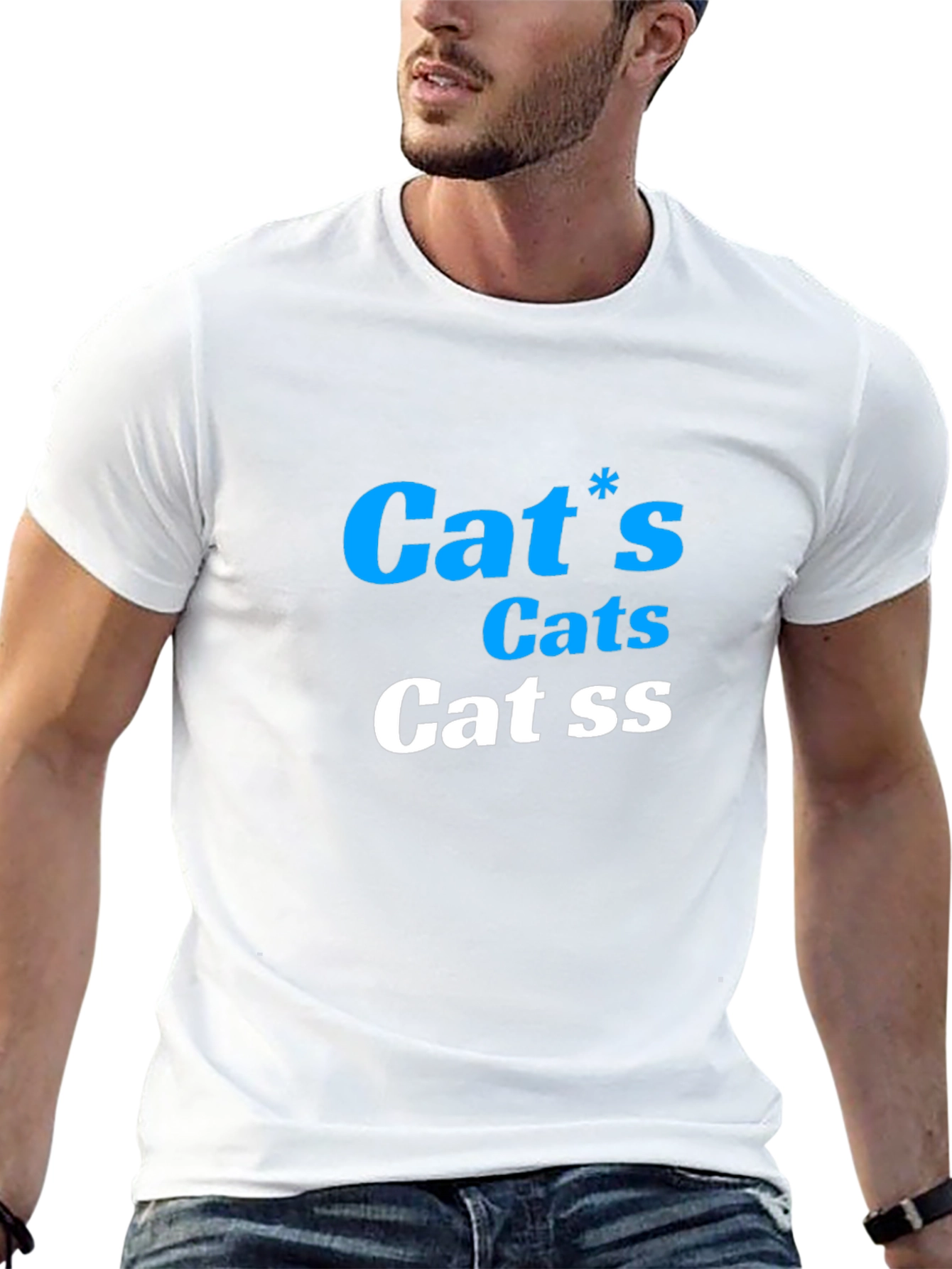 Black Cat's T-Shirt - Funny Graphic Tee view 13
