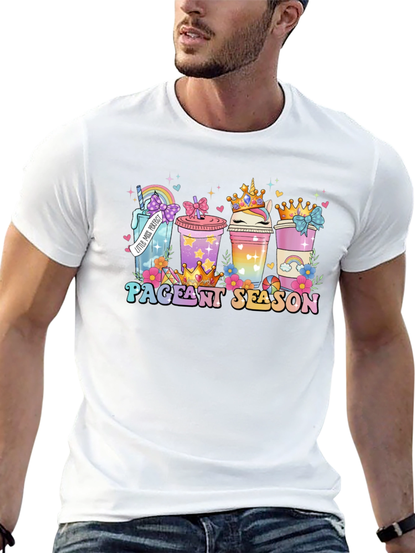 Black Pageant Season Coffee T-Shirt view 13