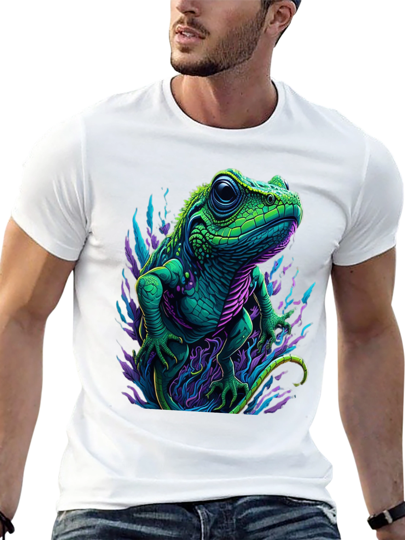 Black Lizard Graphic T-Shirt view 13