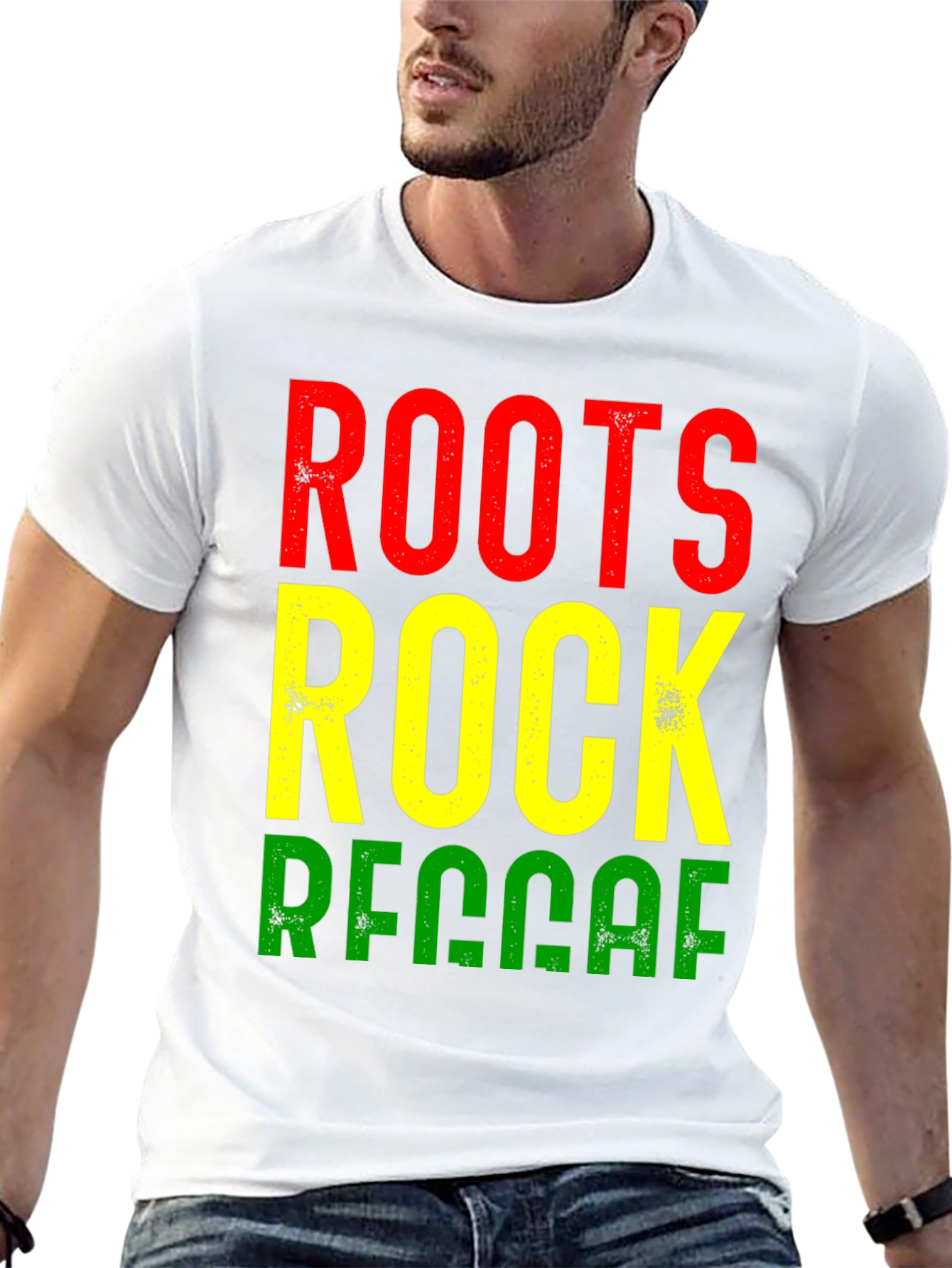 Black Roots Rock Reggae Black T-Shirt view 13