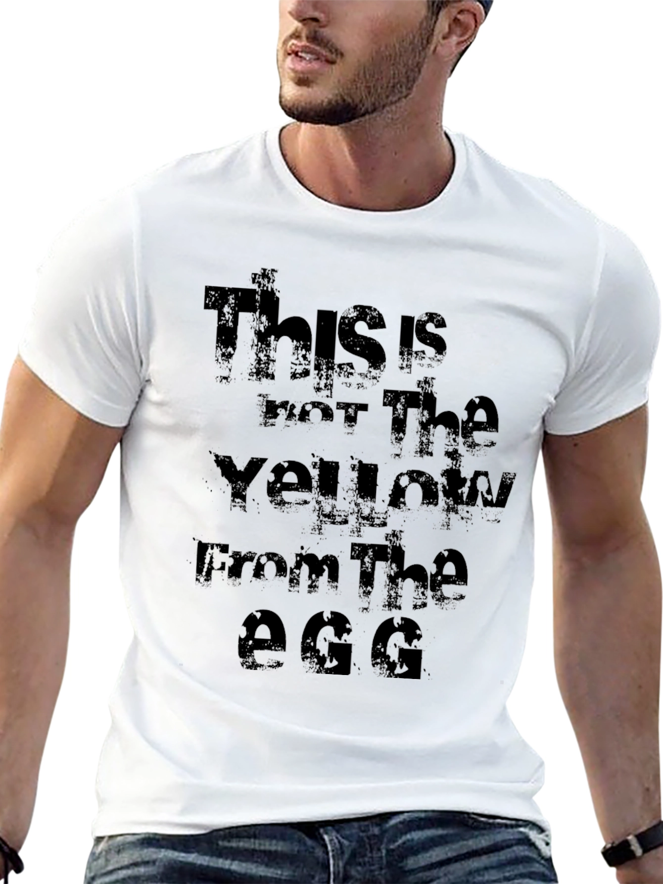 Black Black T-Shirt: This Is Not The Yellow From The Egg view 13