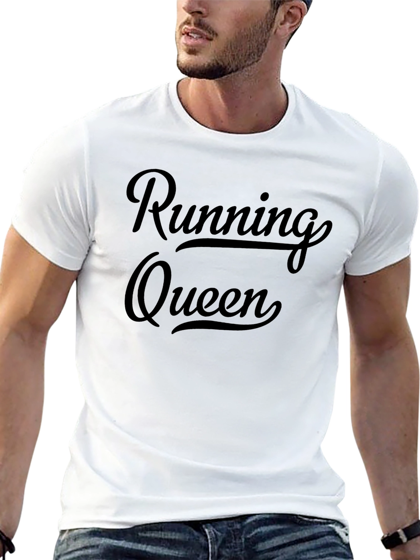 Black Running Queen Black T-Shirt view 13
