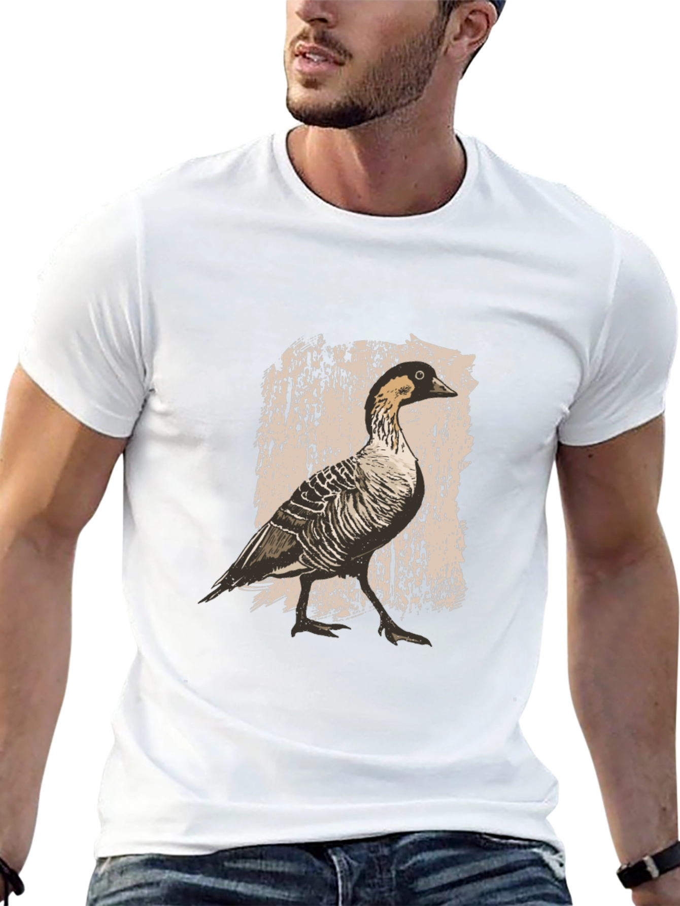 Black Goose Graphic Tee - Men's Black T-Shirt view 13