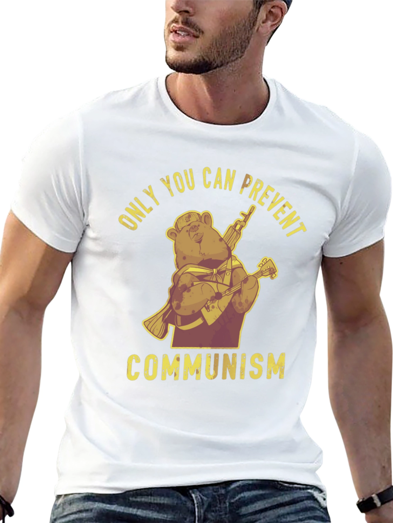 Black Only You Can Prevent Communism T-Shirt view 13