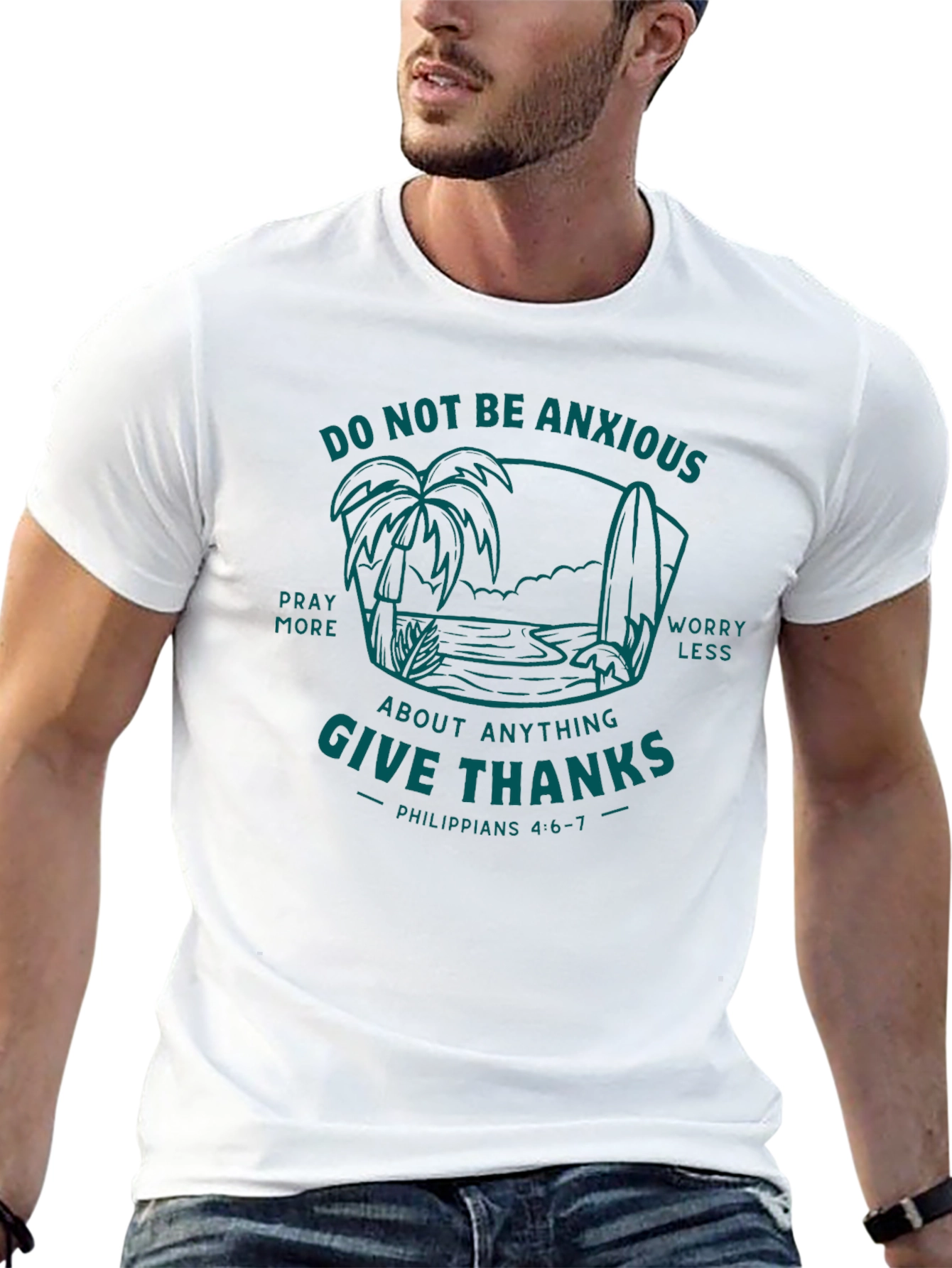 Do Not Be Anxious Graphic T-Shirt - 13
