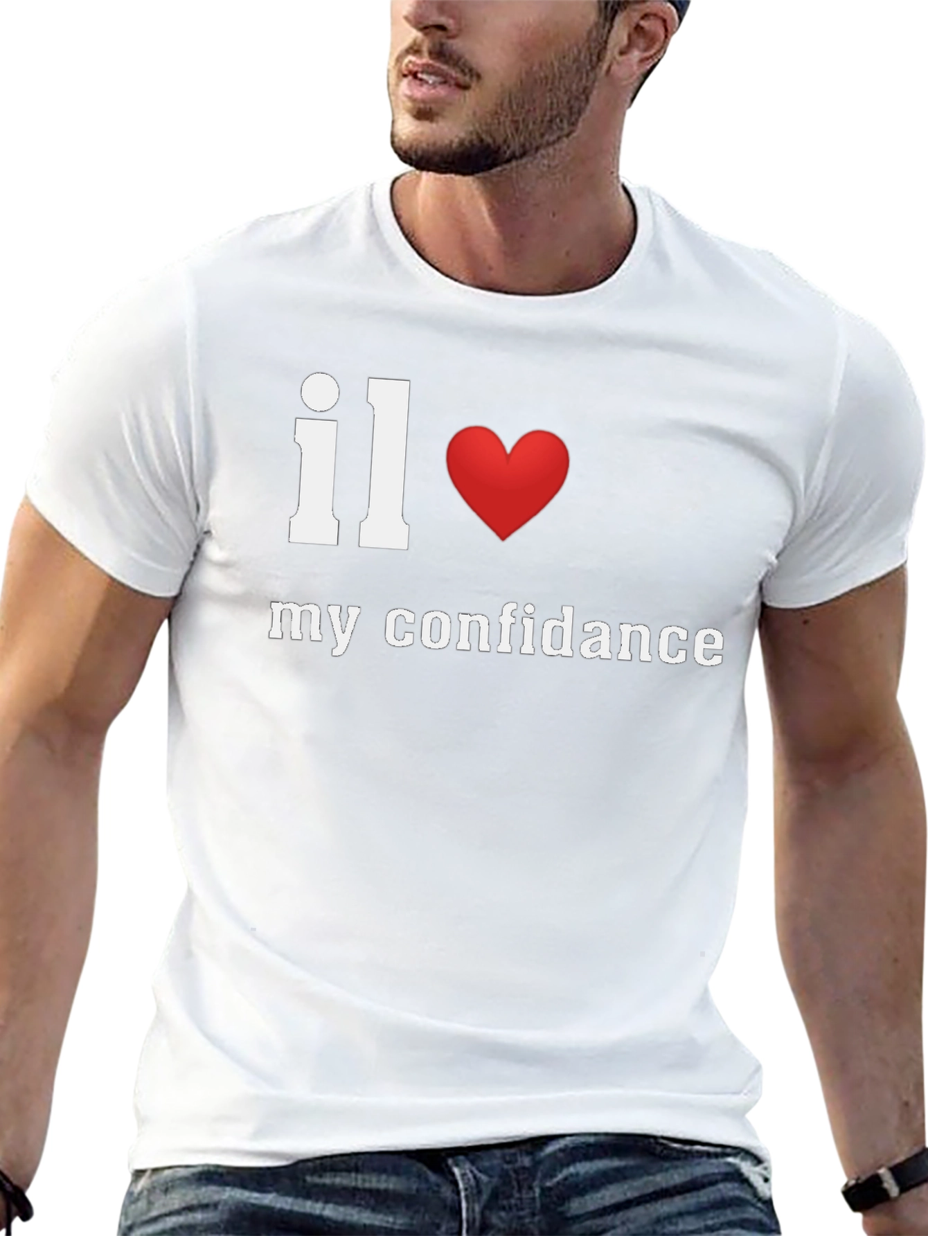 Black I Love My Confidence Graphic T-Shirt - Soft Cotton Tee view 13