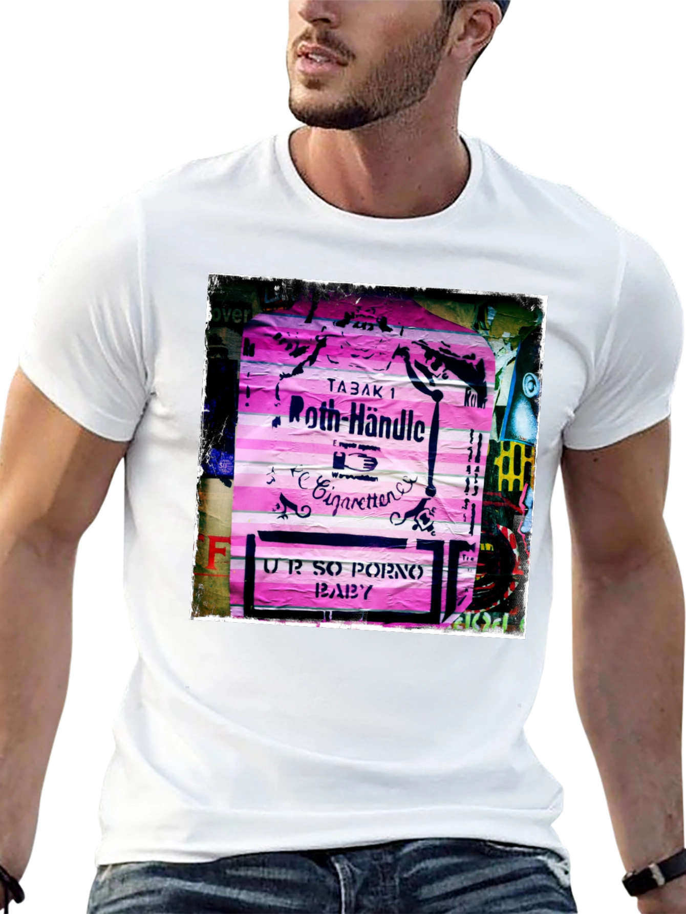 Black Roth-Händle Cigarettes Graphic Tee view 13