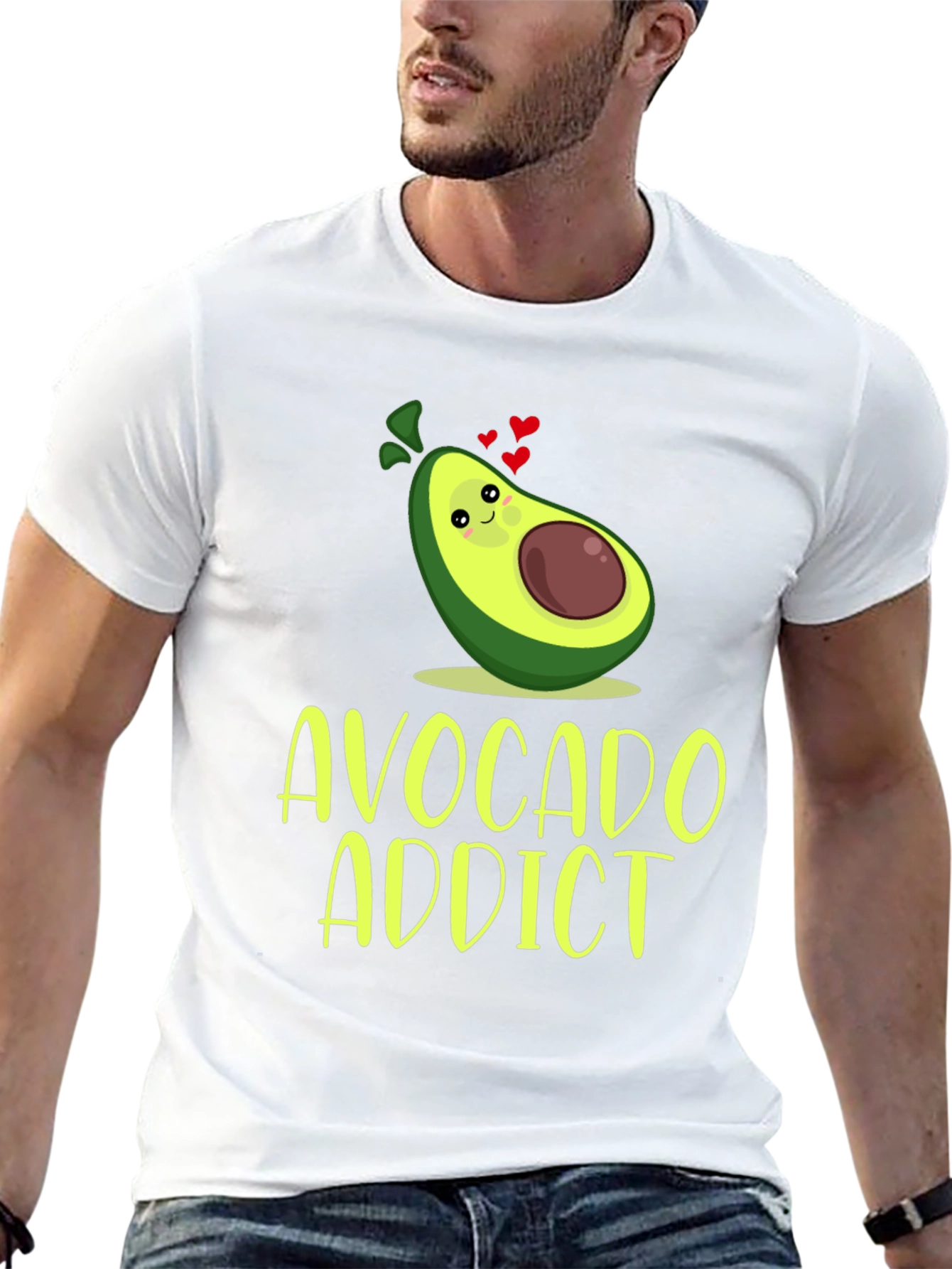 Black Avocado Addict Graphic Tee - Cute & Comfy view 13