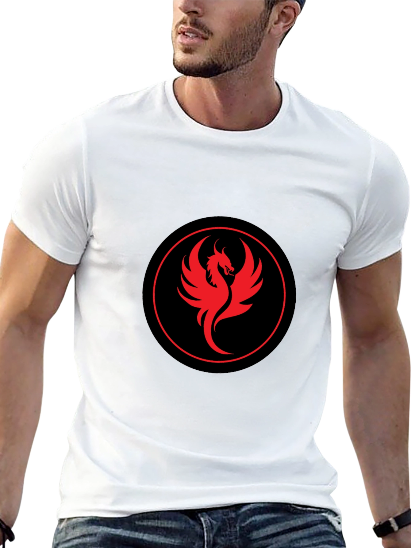 Black Phoenix Graphic Black Tee view 13