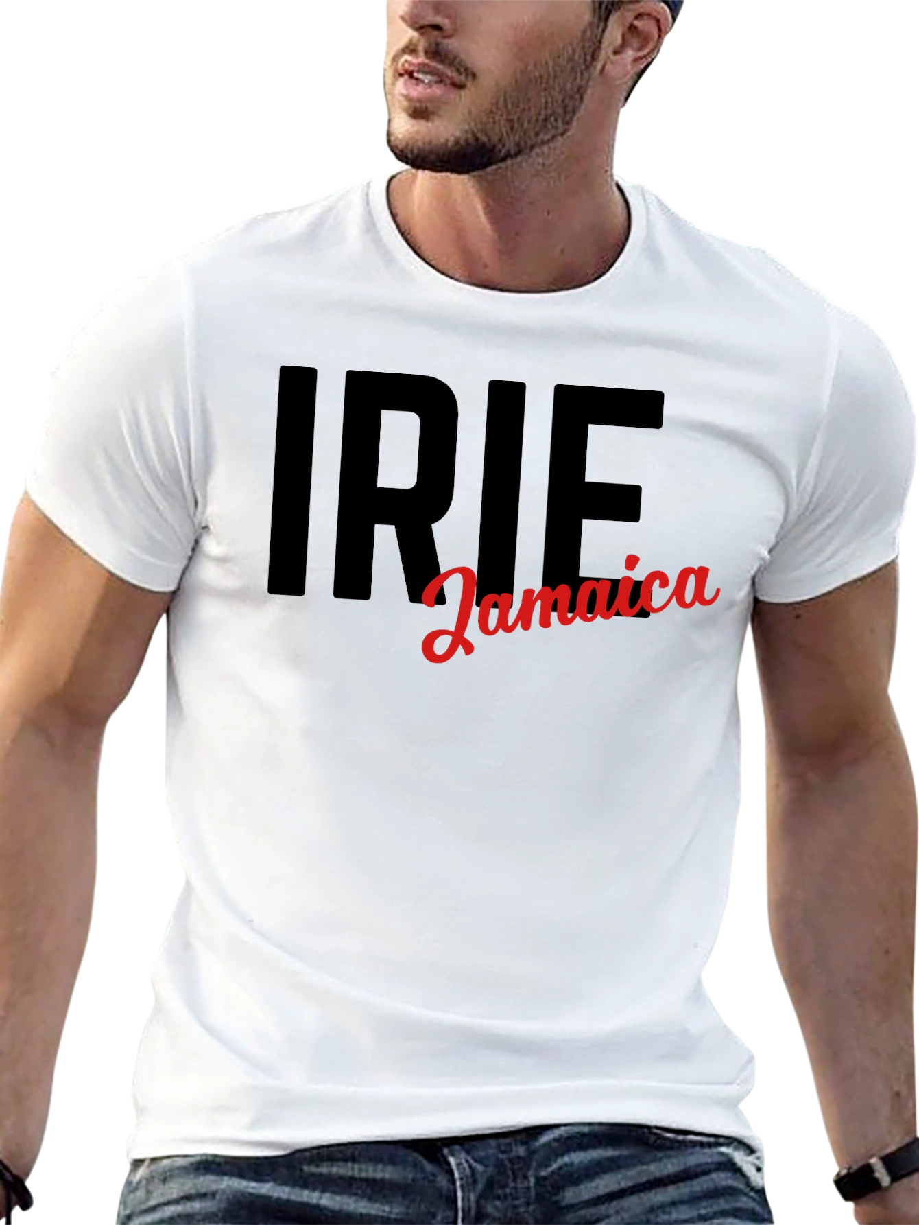 Black Irie Jamaica Black Graphic T-Shirt view 13