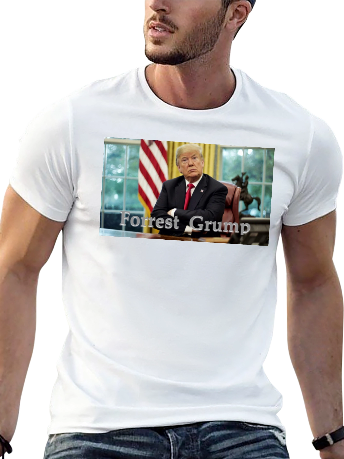Black Forrest Grump T-Shirt - Political Humor Tee view 13