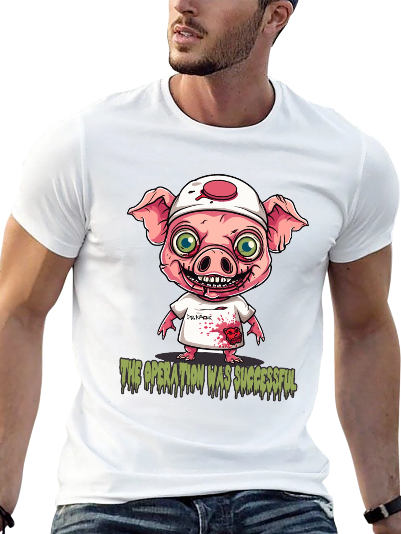 Black Operation Successful Pig Doctor T-Shirt view 13