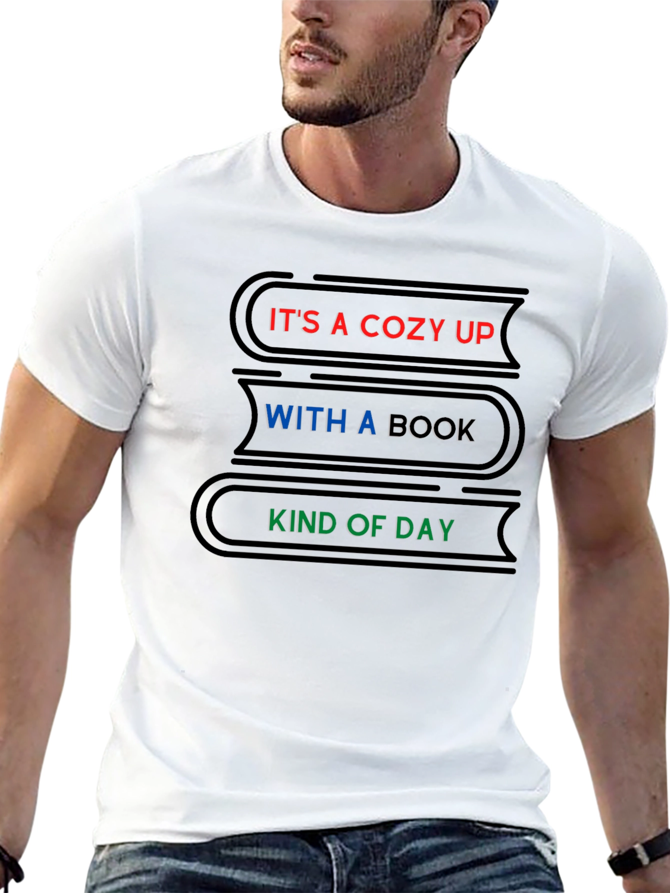 Black Cozy Up With a Book T-Shirt view 13