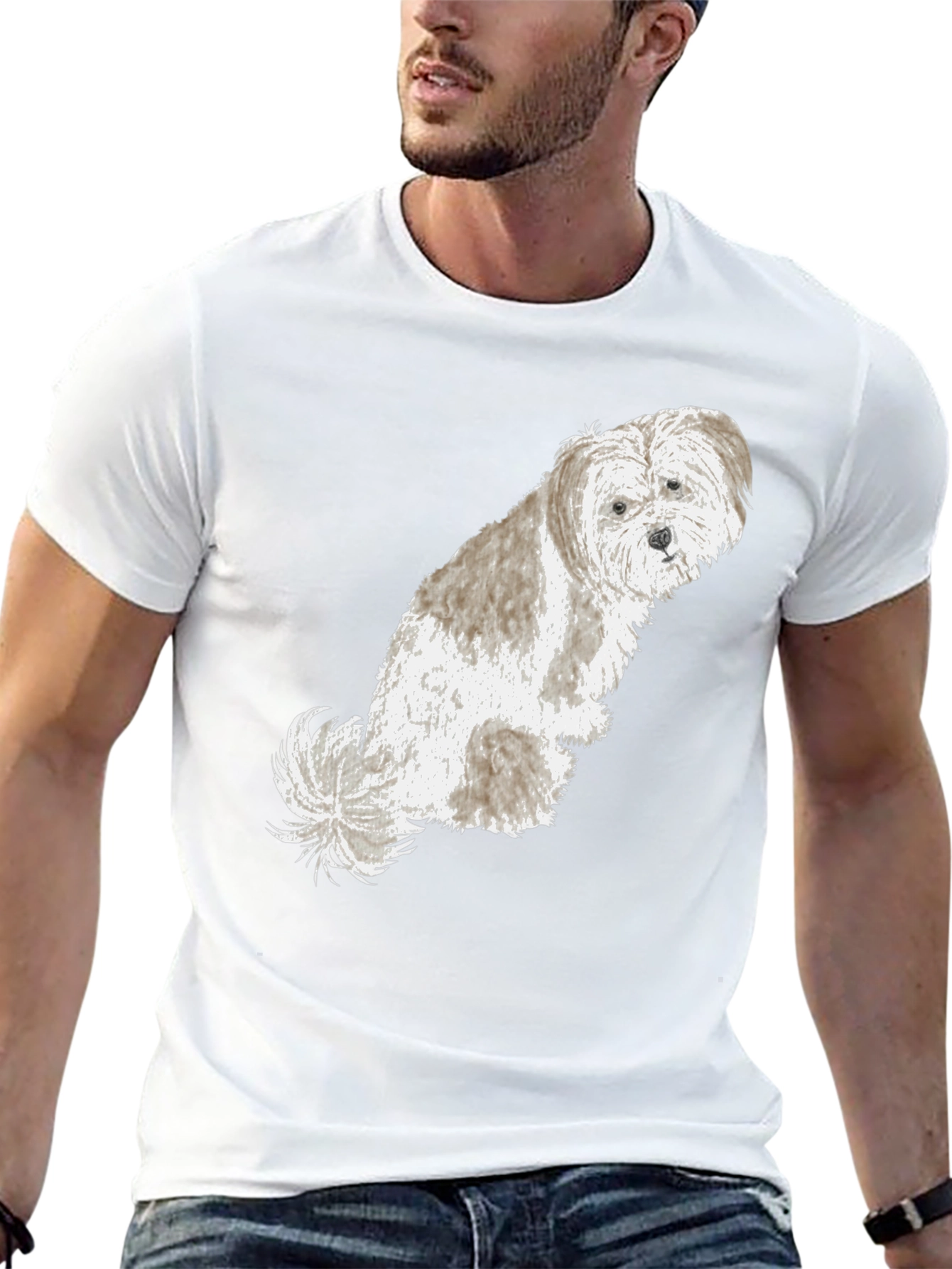 Black Dog Graphic T-Shirt - Black view 13