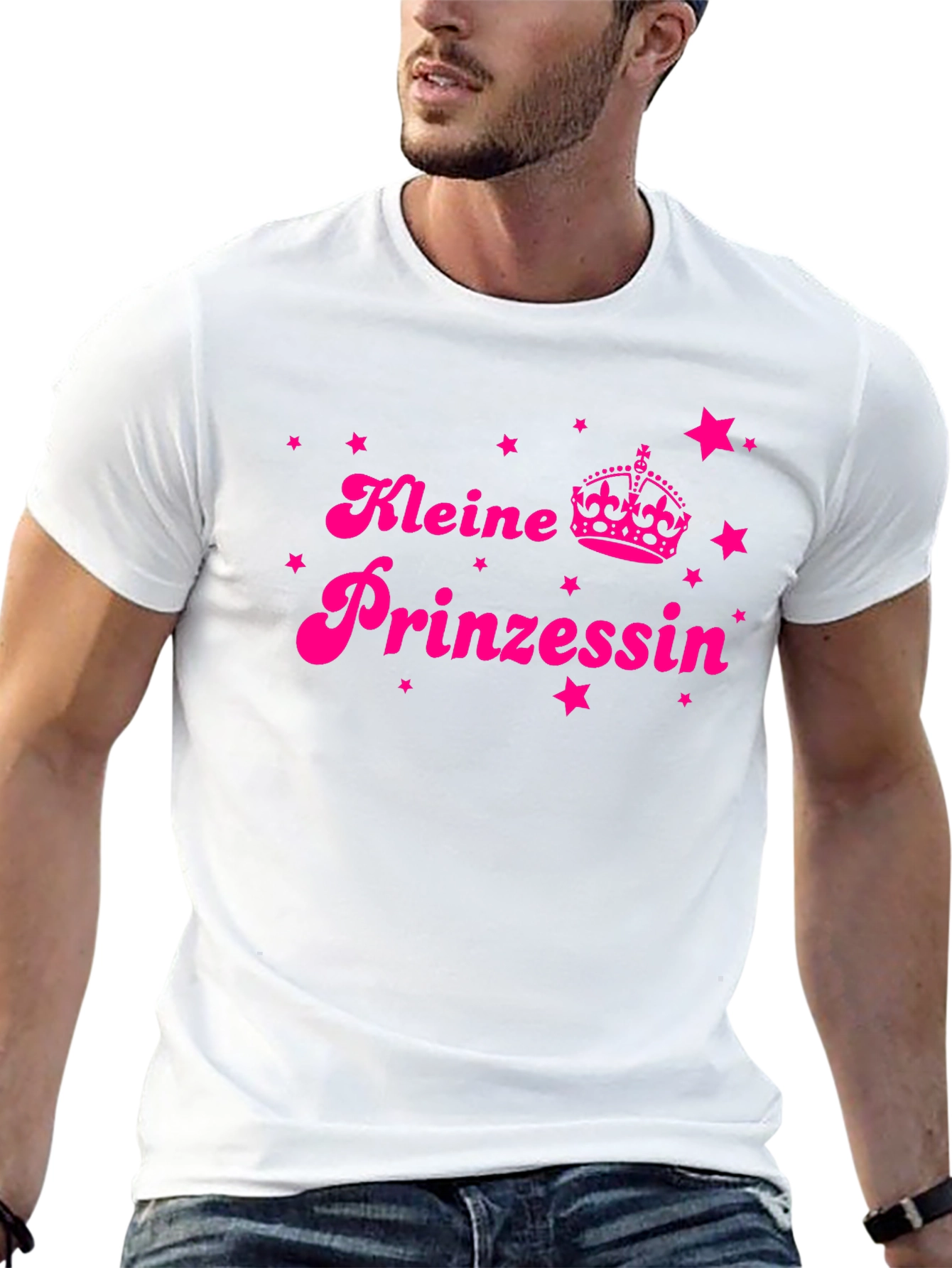 Black Kleine Prinzessin Black T-Shirt - Cute German Princess Design view 13