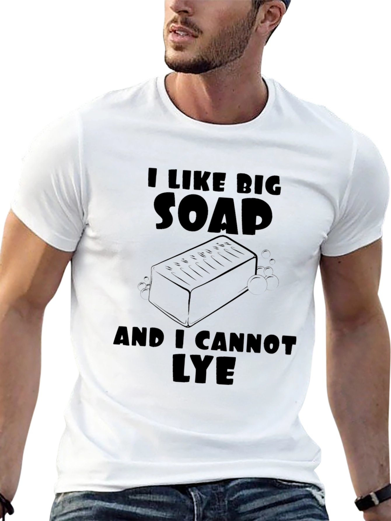 Black I Like Big Soap T-Shirt view 13
