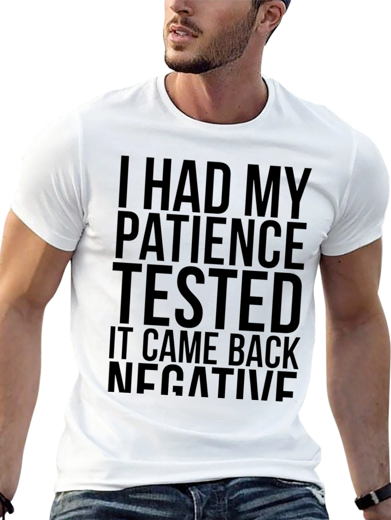 Black Patience Tested Funny Graphic Tee view 13