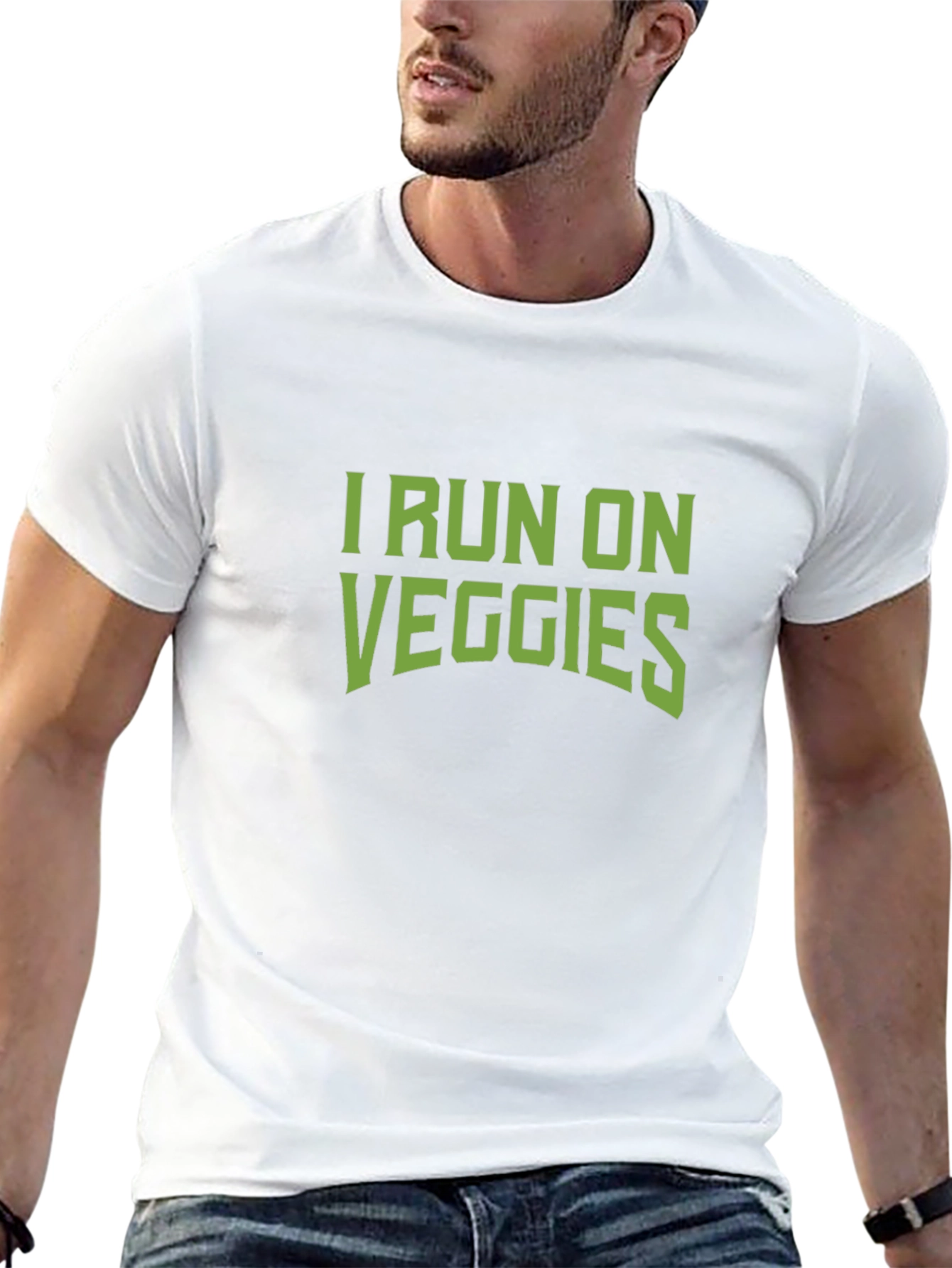 I Run on Veggies Graphic T-Shirt - 13
