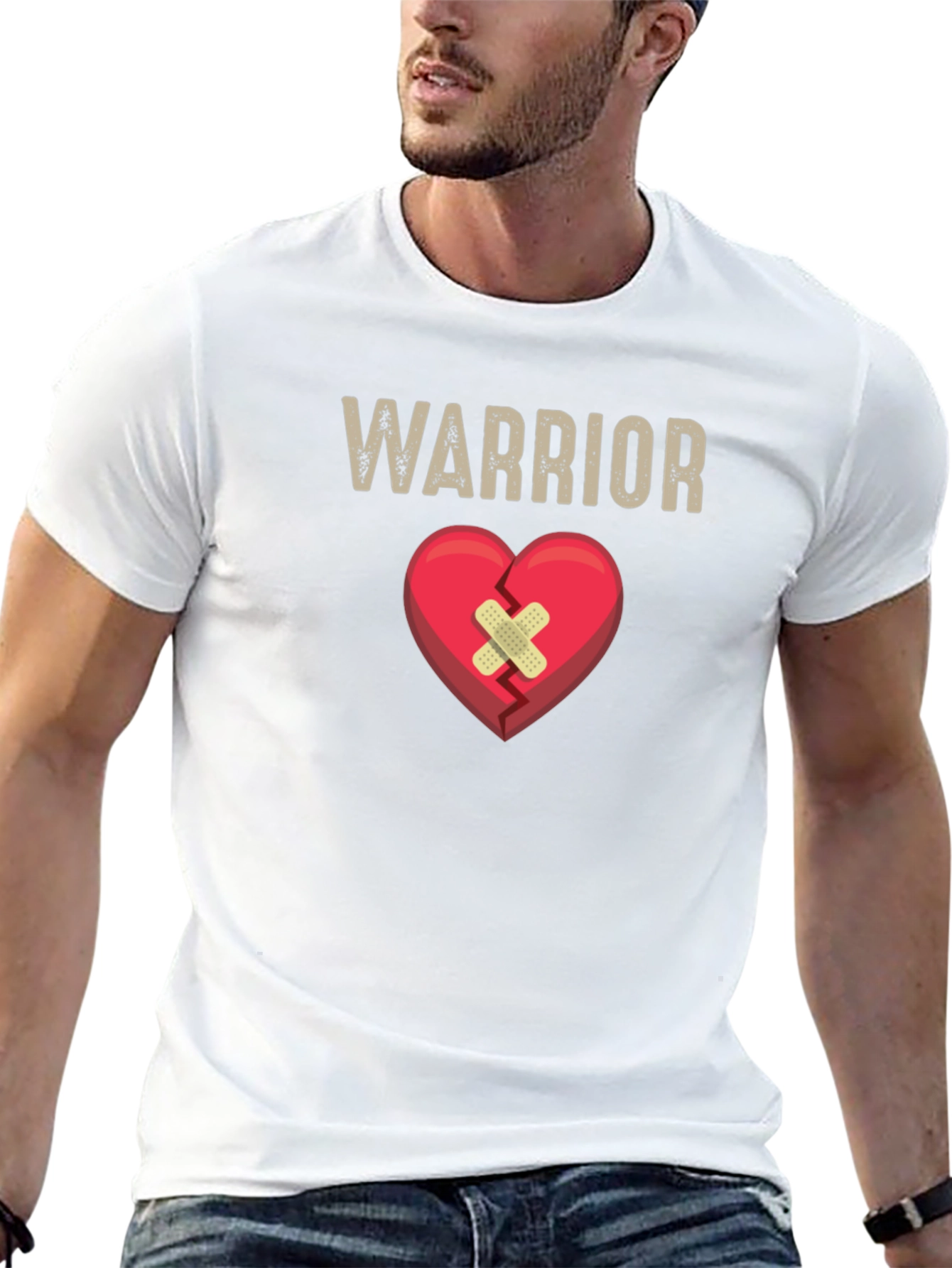 Black Warrior Heart T-Shirt view 13