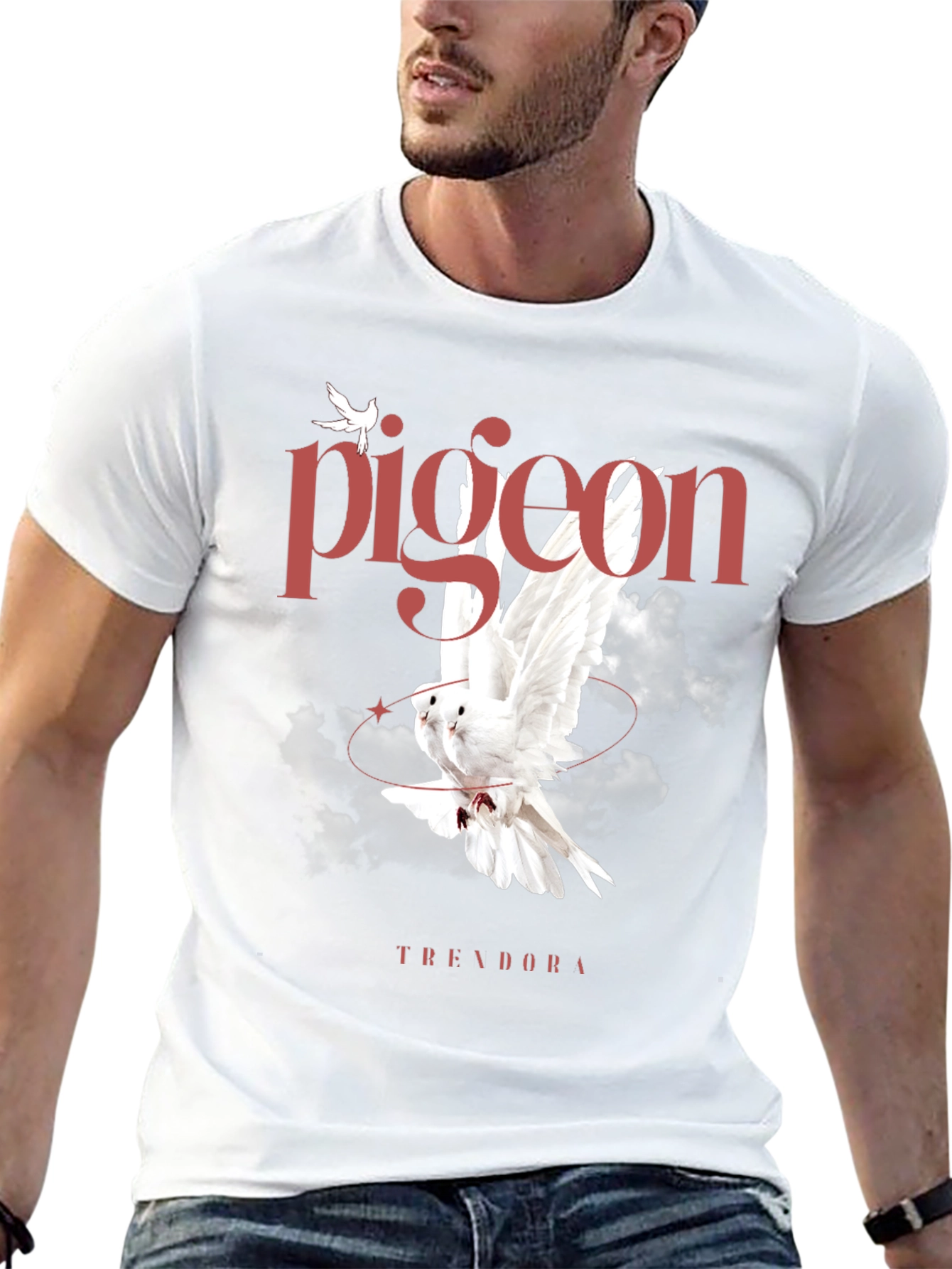 Black Pigeon Graphic Black T-Shirt - Trending Now! view 13