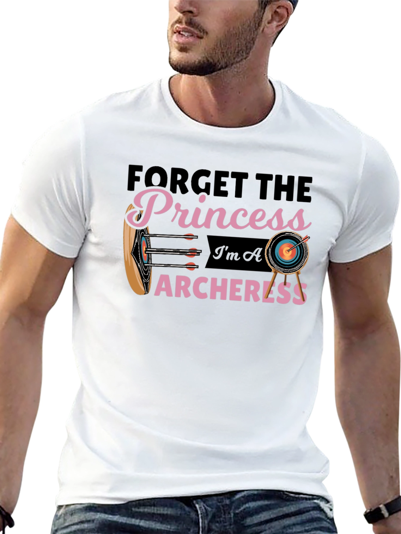 Black Archeress Graphic Tee - Forget the Princess! view 13