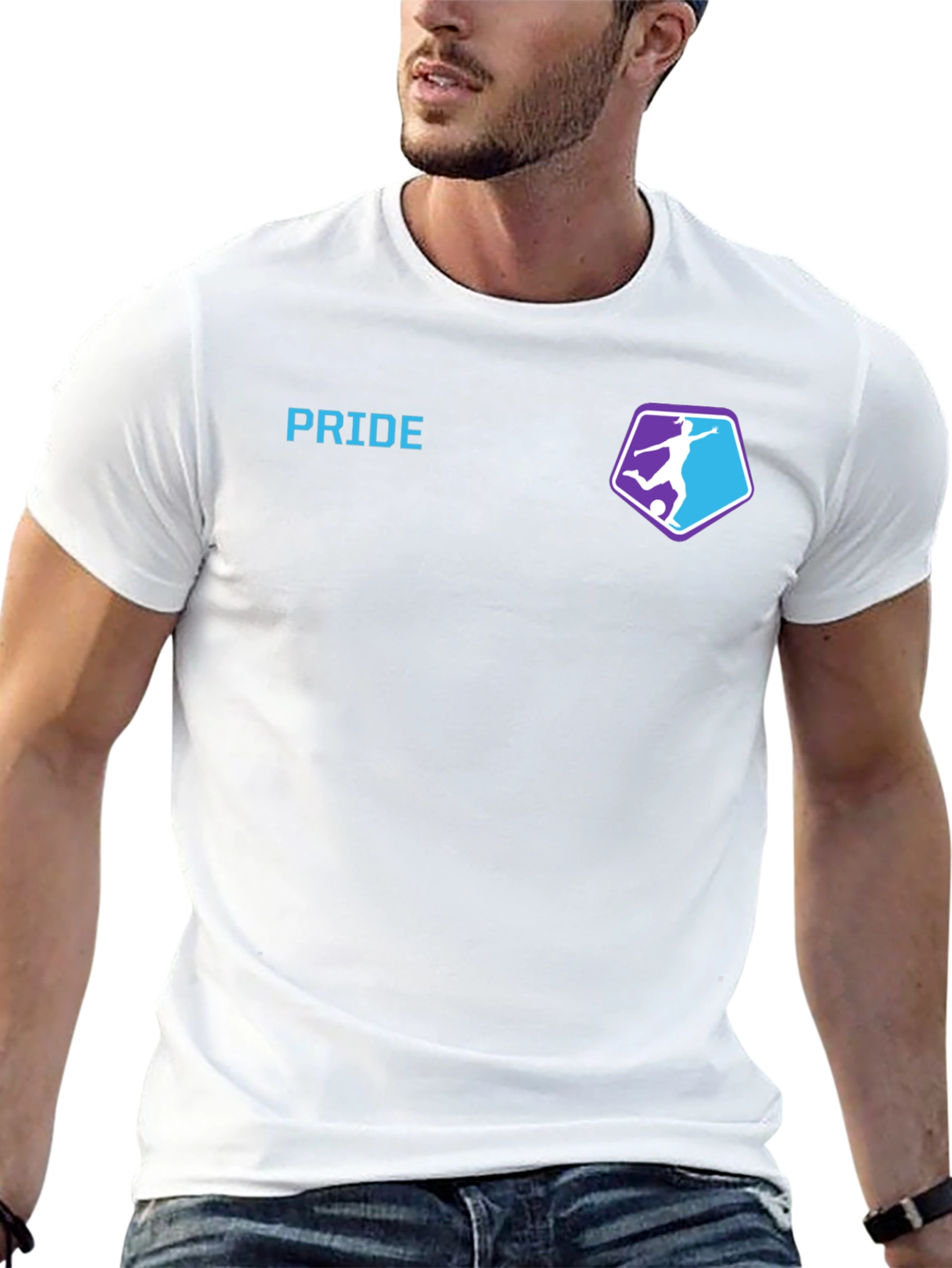 Black Pride Soccer T-Shirt - Premium Cotton Blend view 13