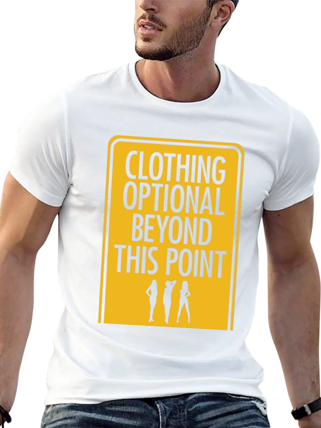 Black Clothing Optional T-Shirt - Funny Graphic Tee view 13