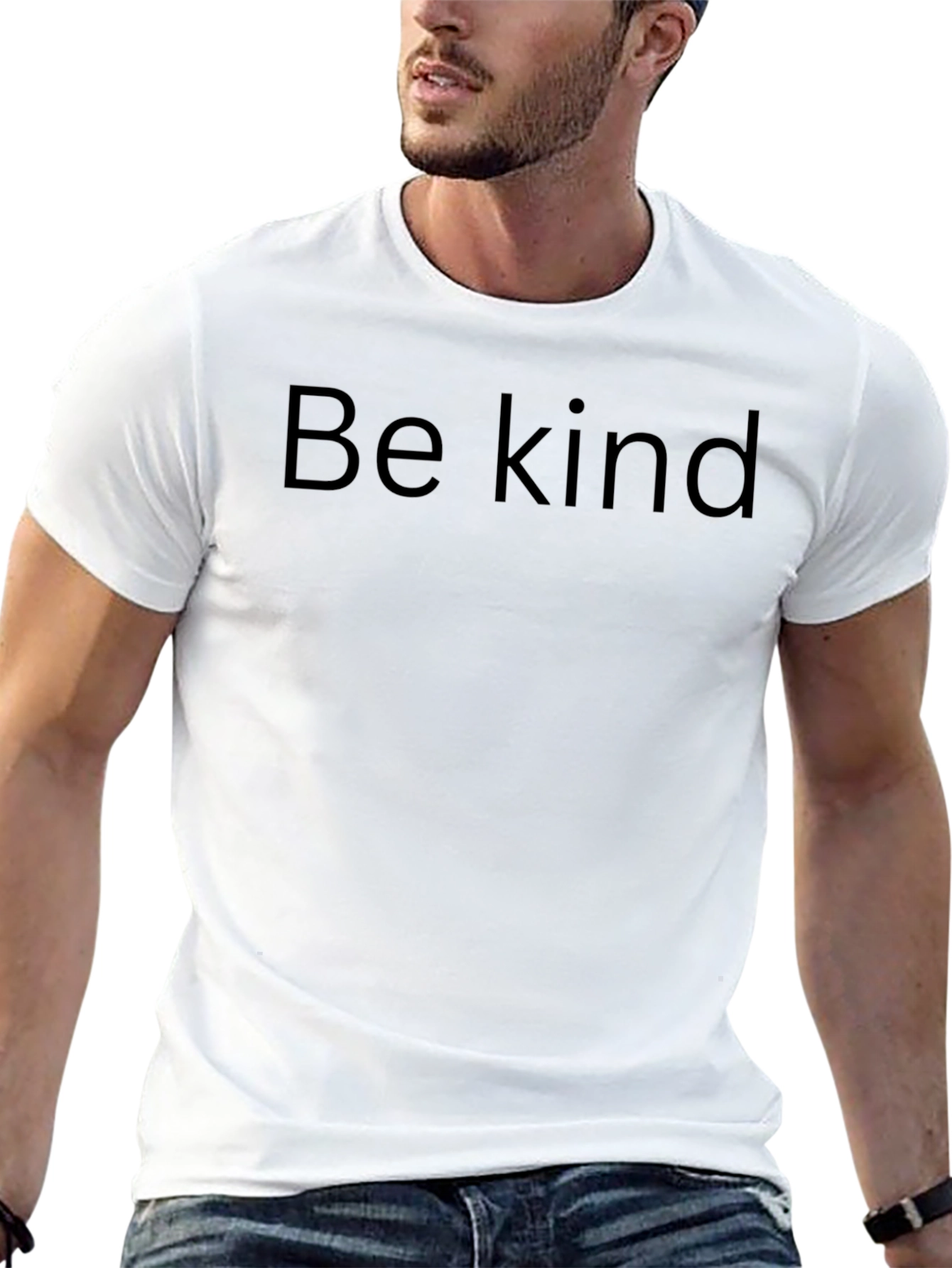 Black Be Kind Black T-Shirt - Stylish & Comfortable view 13