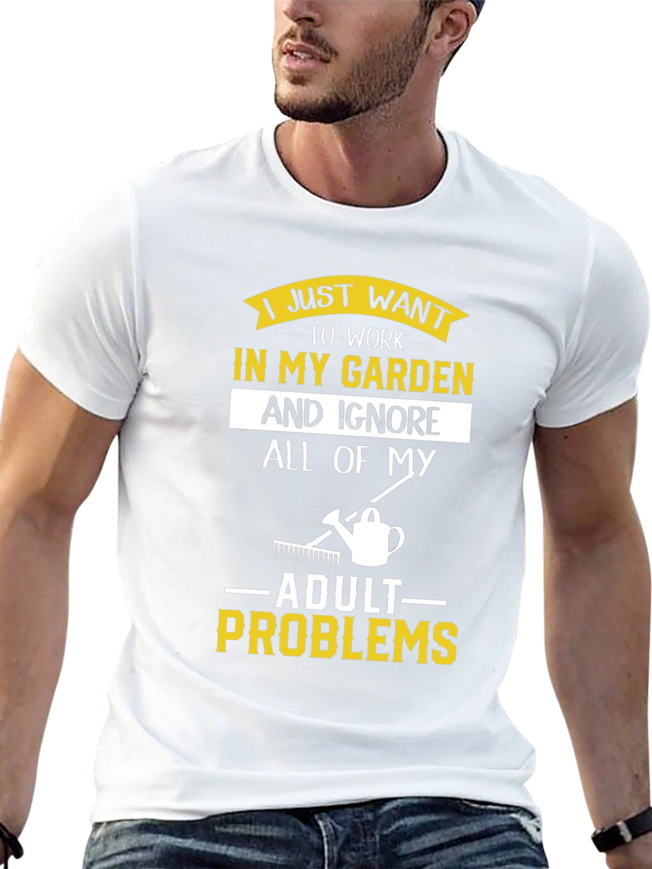 I Just Want to Work in My Garden T-Shirt - 13